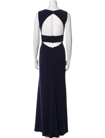 Watters V-Neck Long Dress