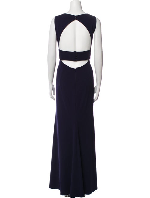 Watters V-Neck Long Dress