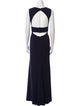 Watters V-Neck Long Dress