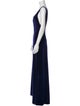Watters V-Neck Long Dress