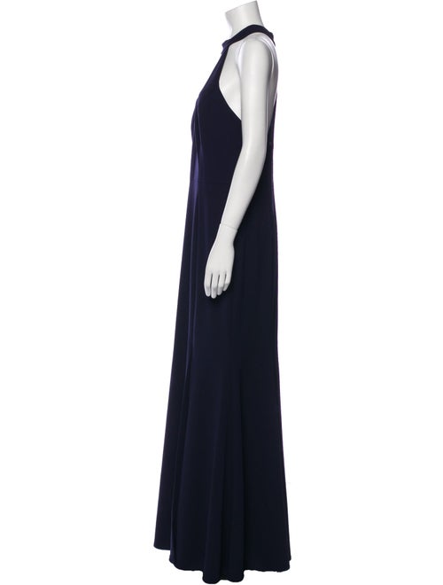 Watters Mock Neck Long Dress