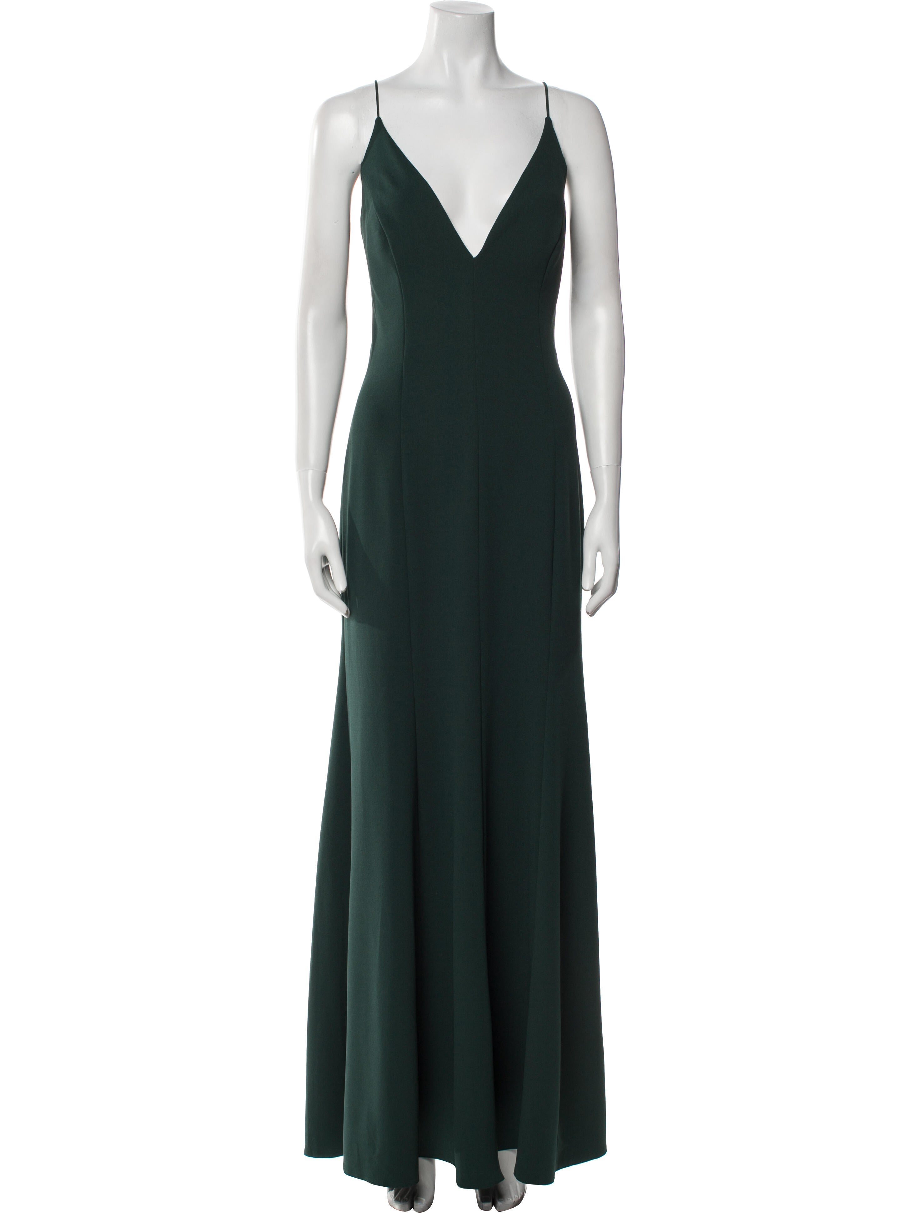 Watters V-Neck Long Dress