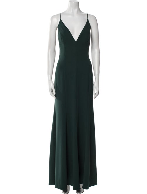 Watters V-Neck Long Dress
