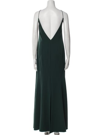 Watters V-Neck Long Dress