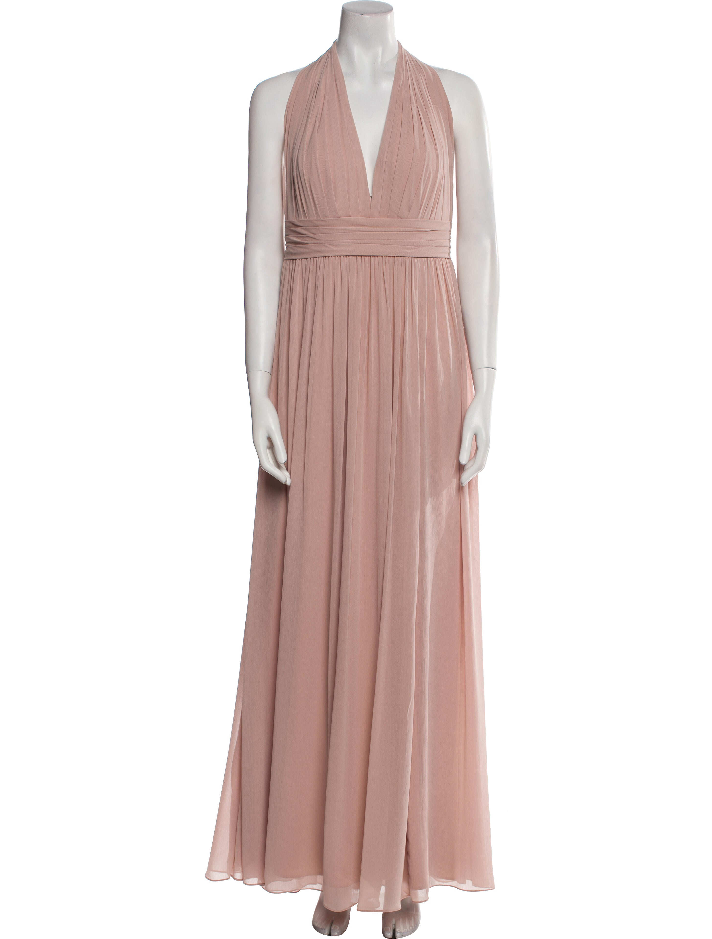 Watters V-Neck Long Dress