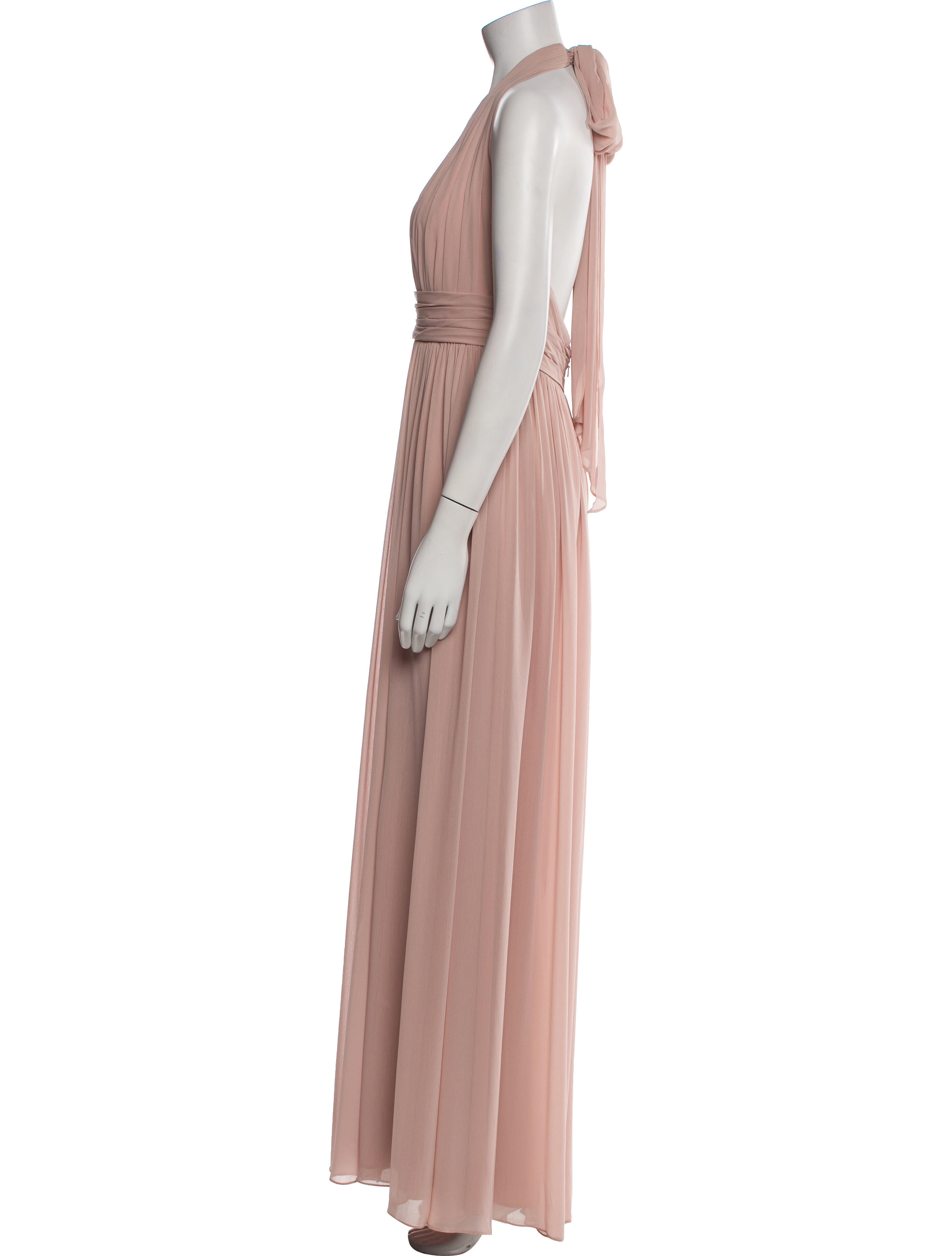 Watters V-Neck Long Dress