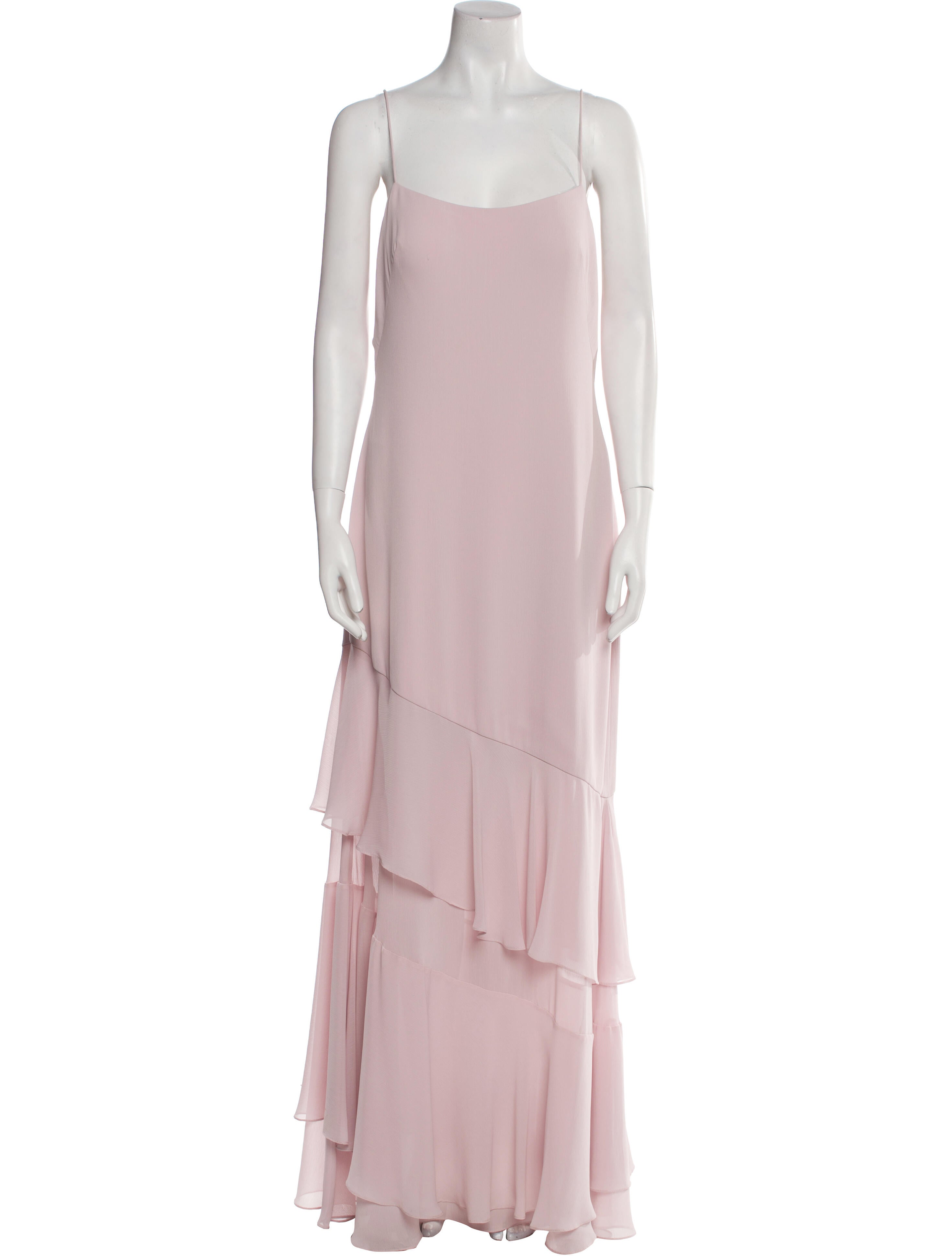 Watters Square Neckline Long Dress