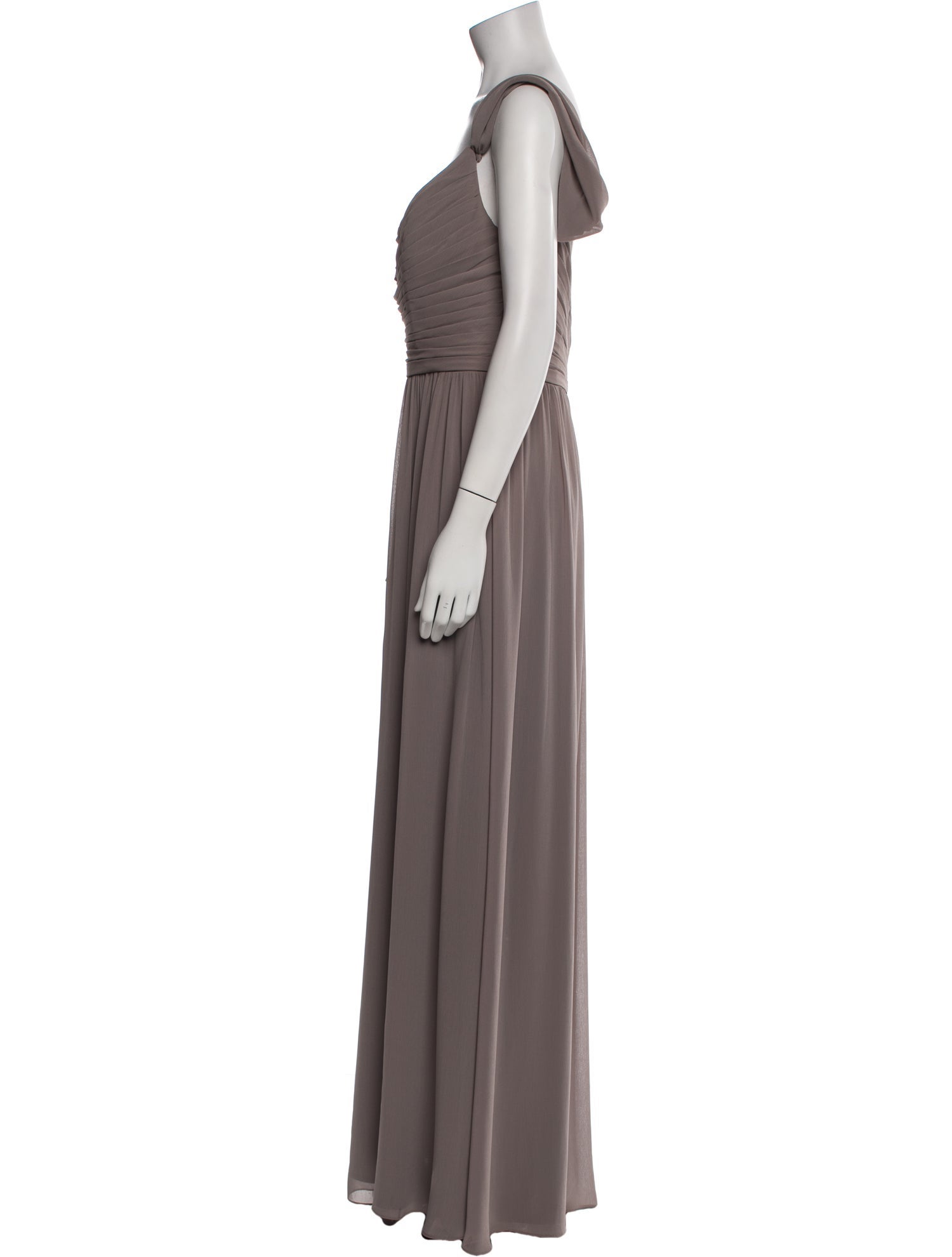 Watters Cowl Neck Long Dress