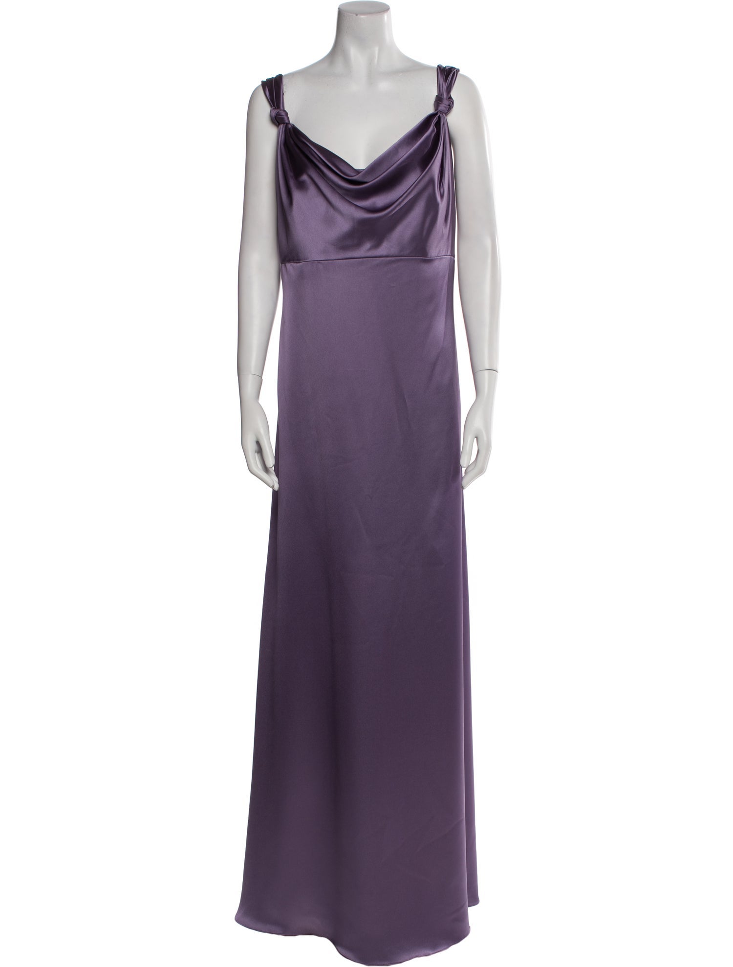 Watters Satin Long Dress