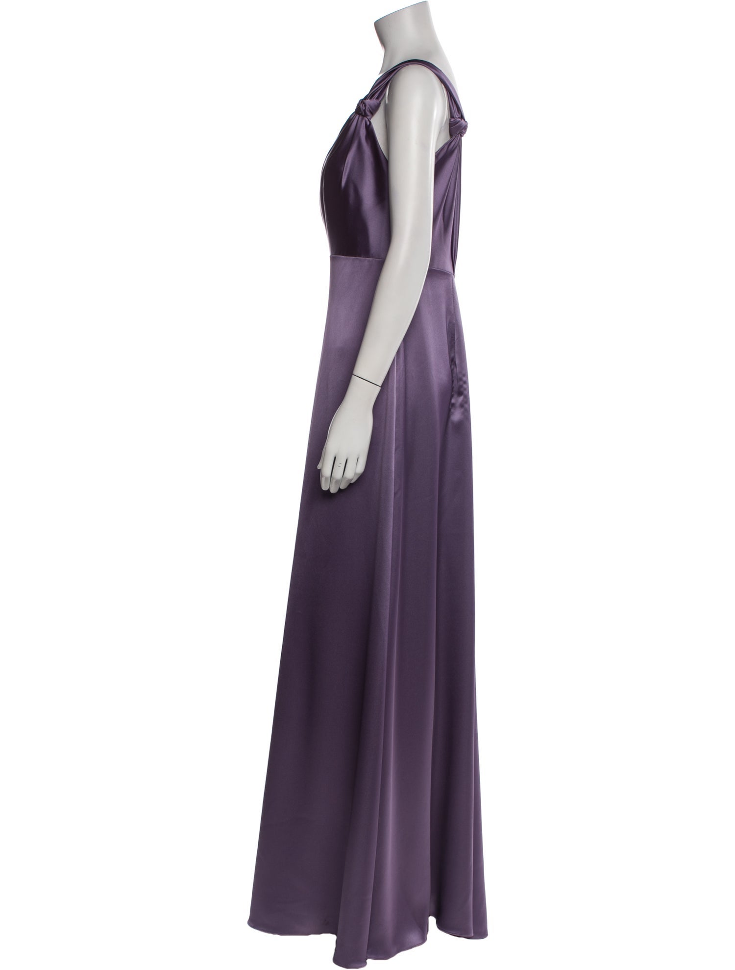 Watters Satin Long Dress
