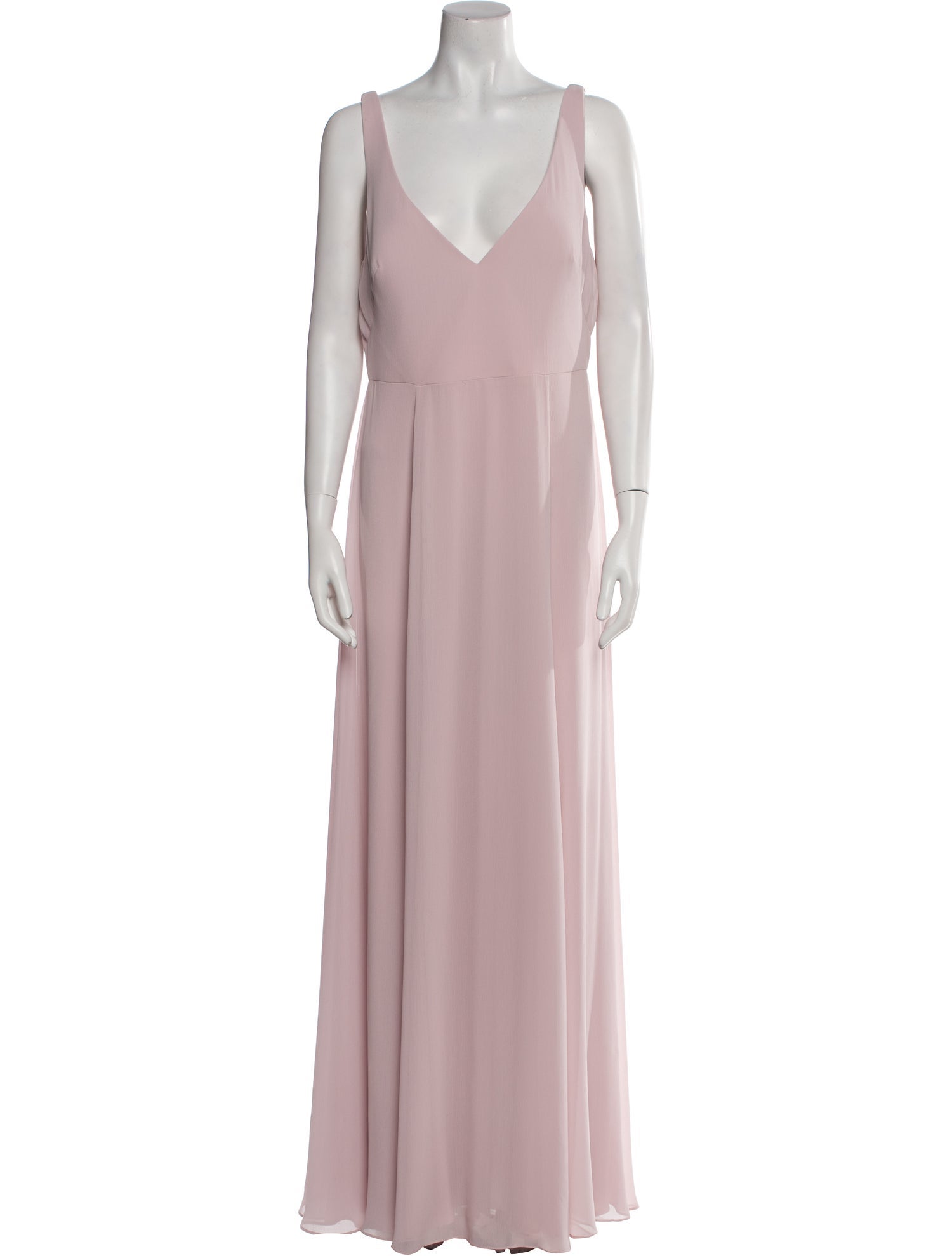 Watters V-Neck Long Dress