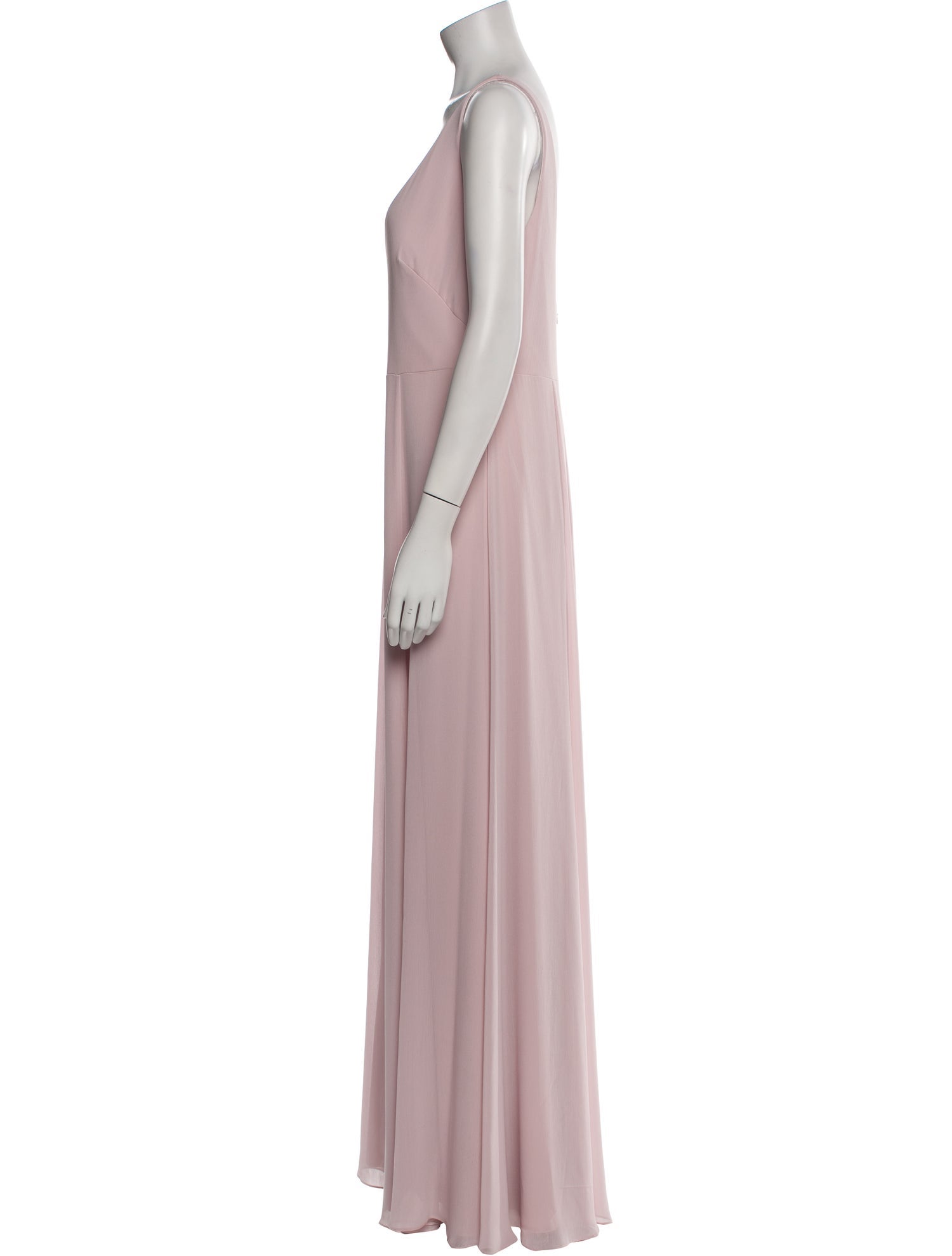 Watters V-Neck Long Dress