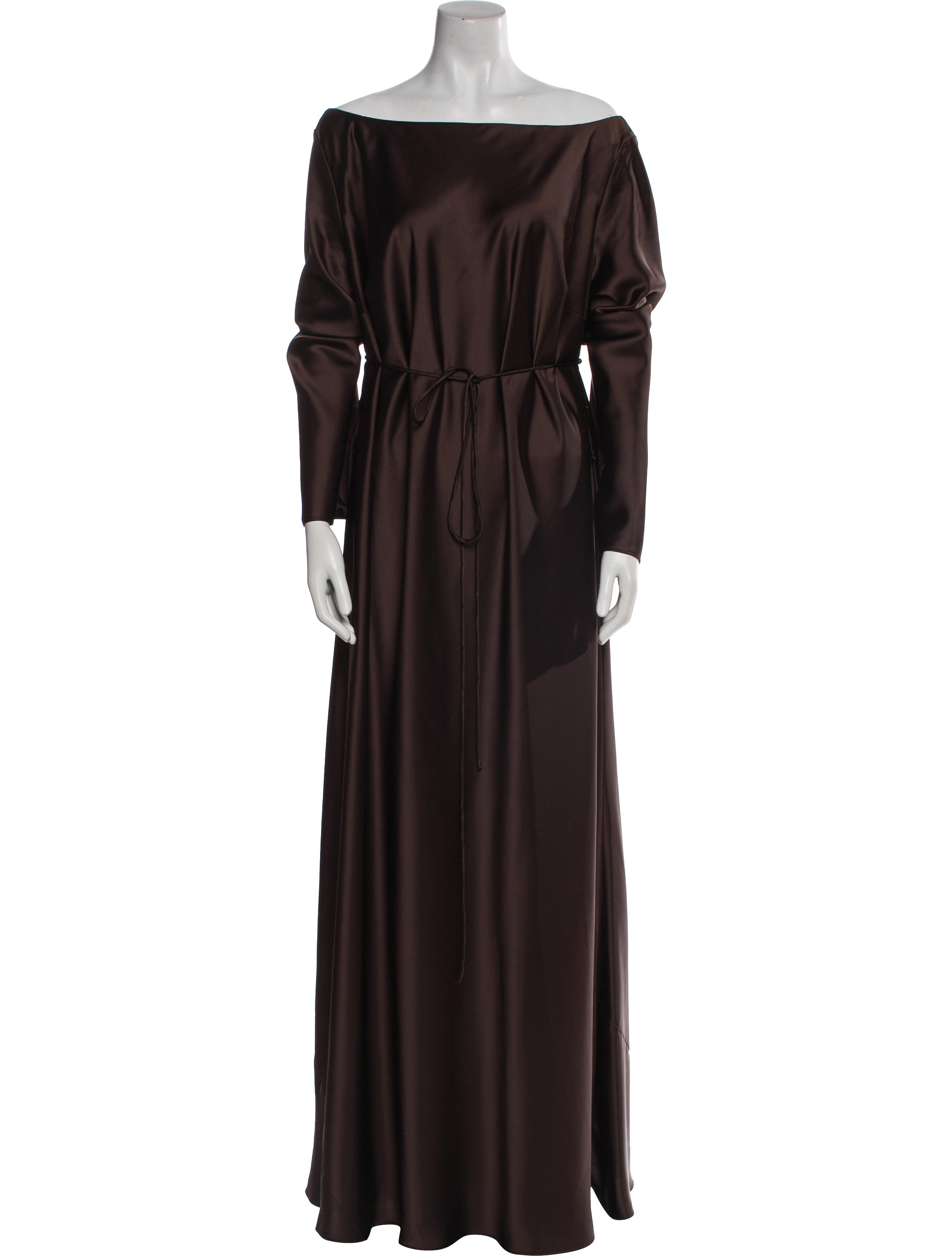 Watters Bateau Neckline Long Dress