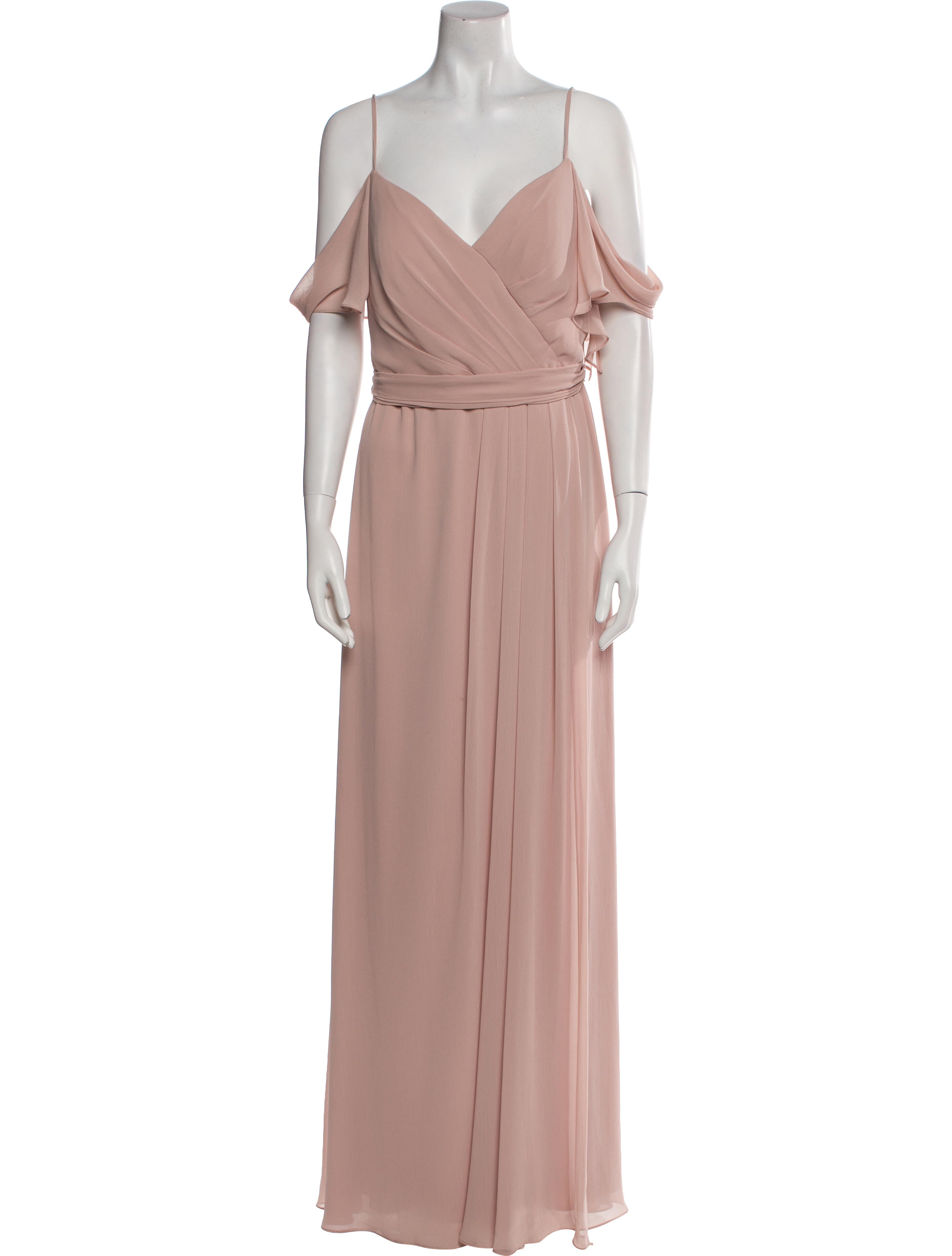 Watters V-Neck Long Dress