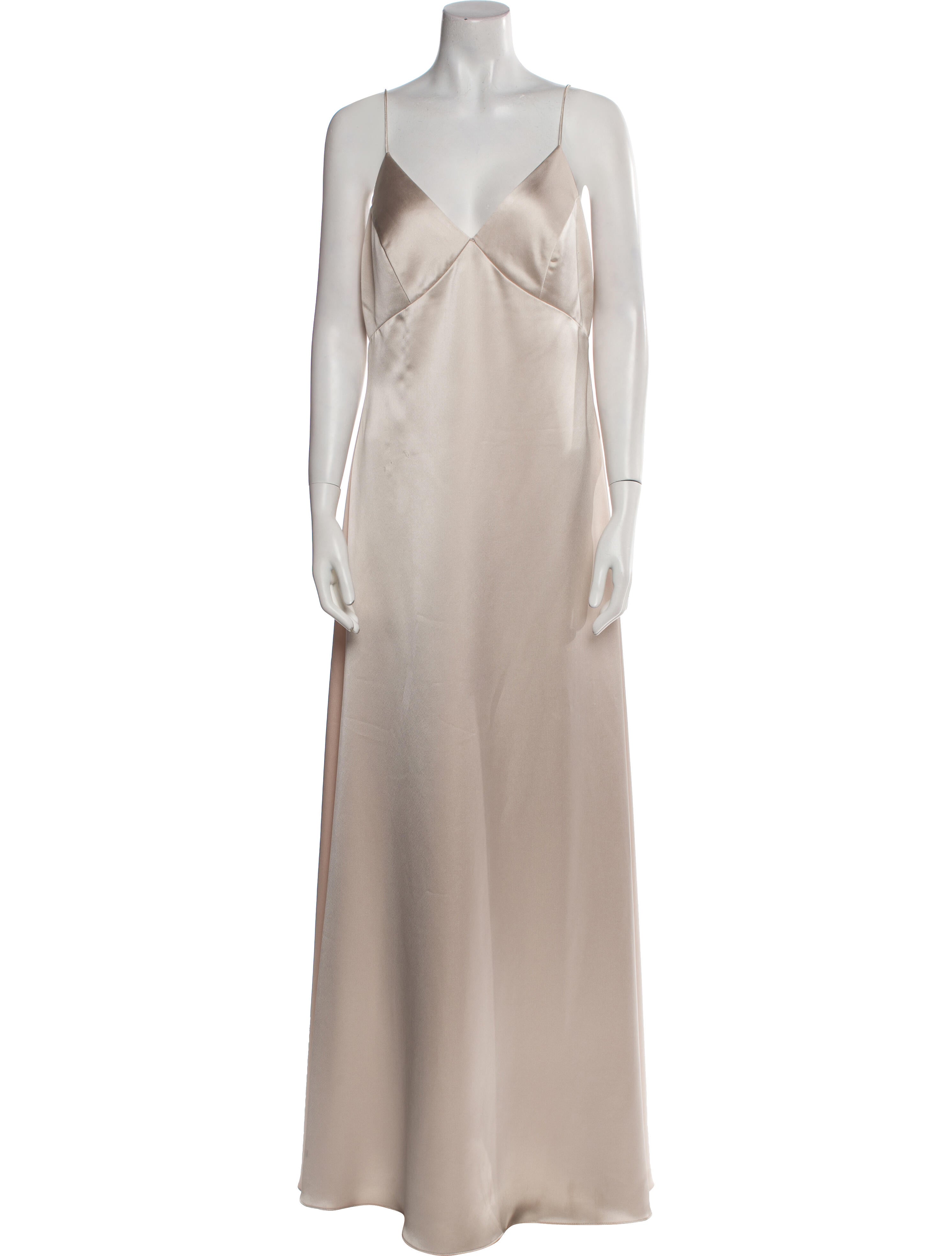 Watters V-Neck Long Dress