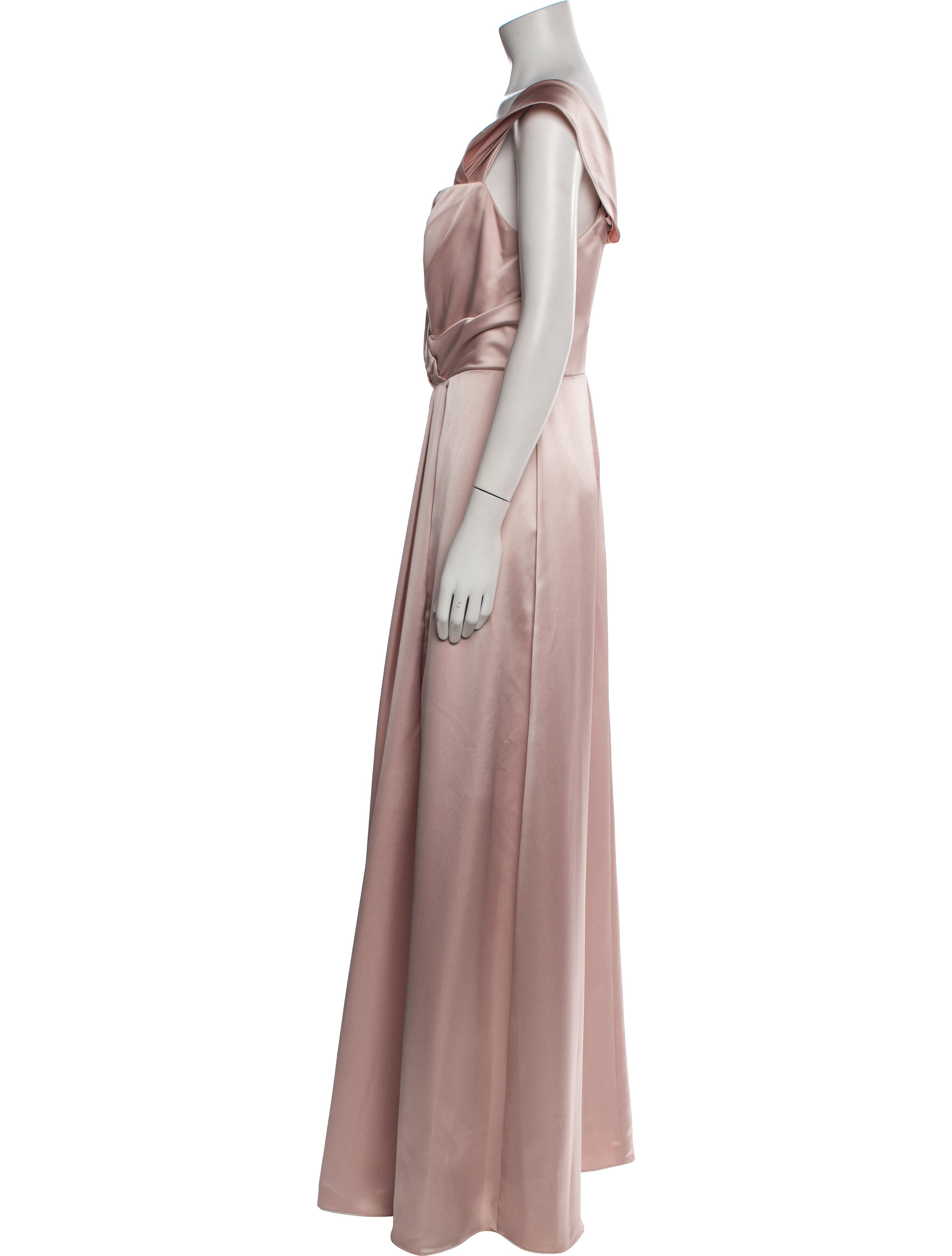 Watters Square Neckline Long Dress