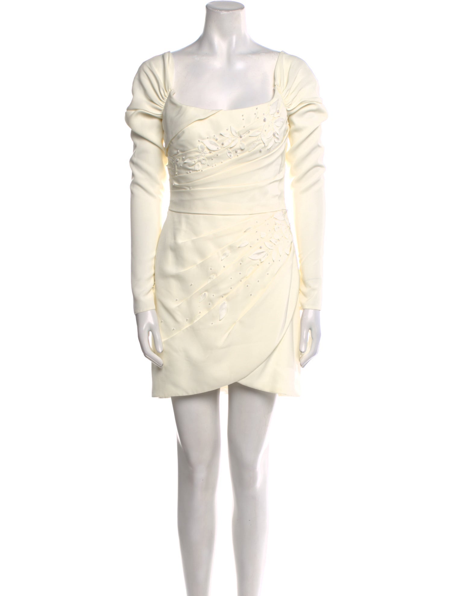 Watters Square Neckline Mini Dress