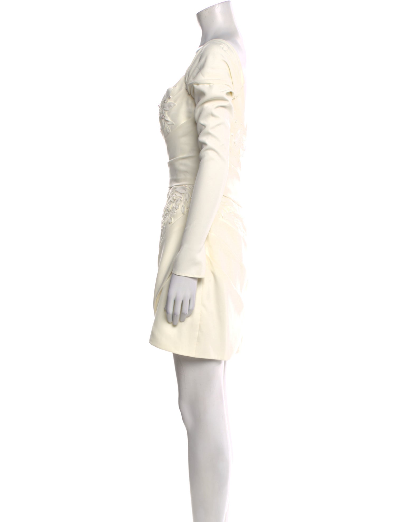 Watters Square Neckline Mini Dress