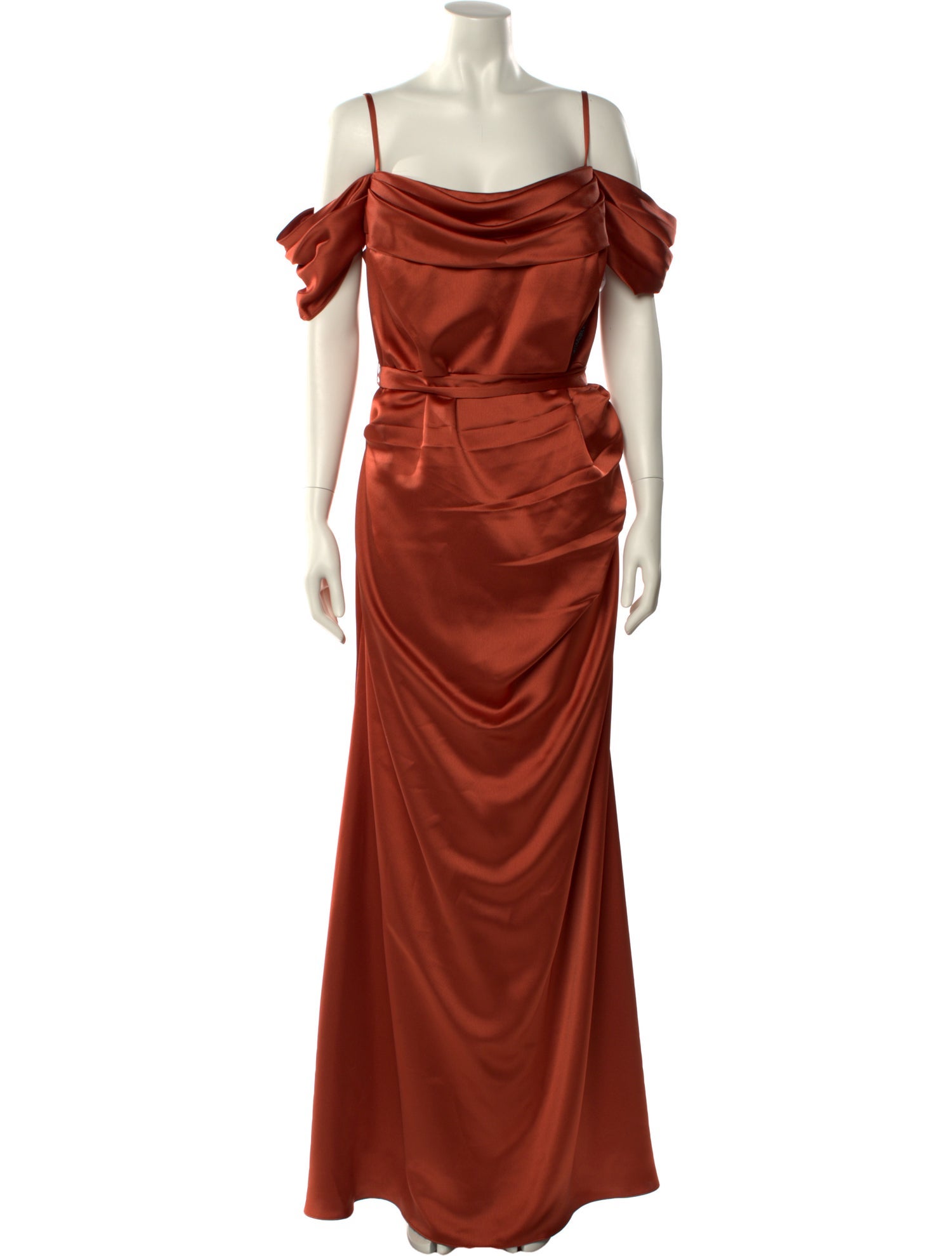 Watters Cowl Neck Long Dress w/ Tags