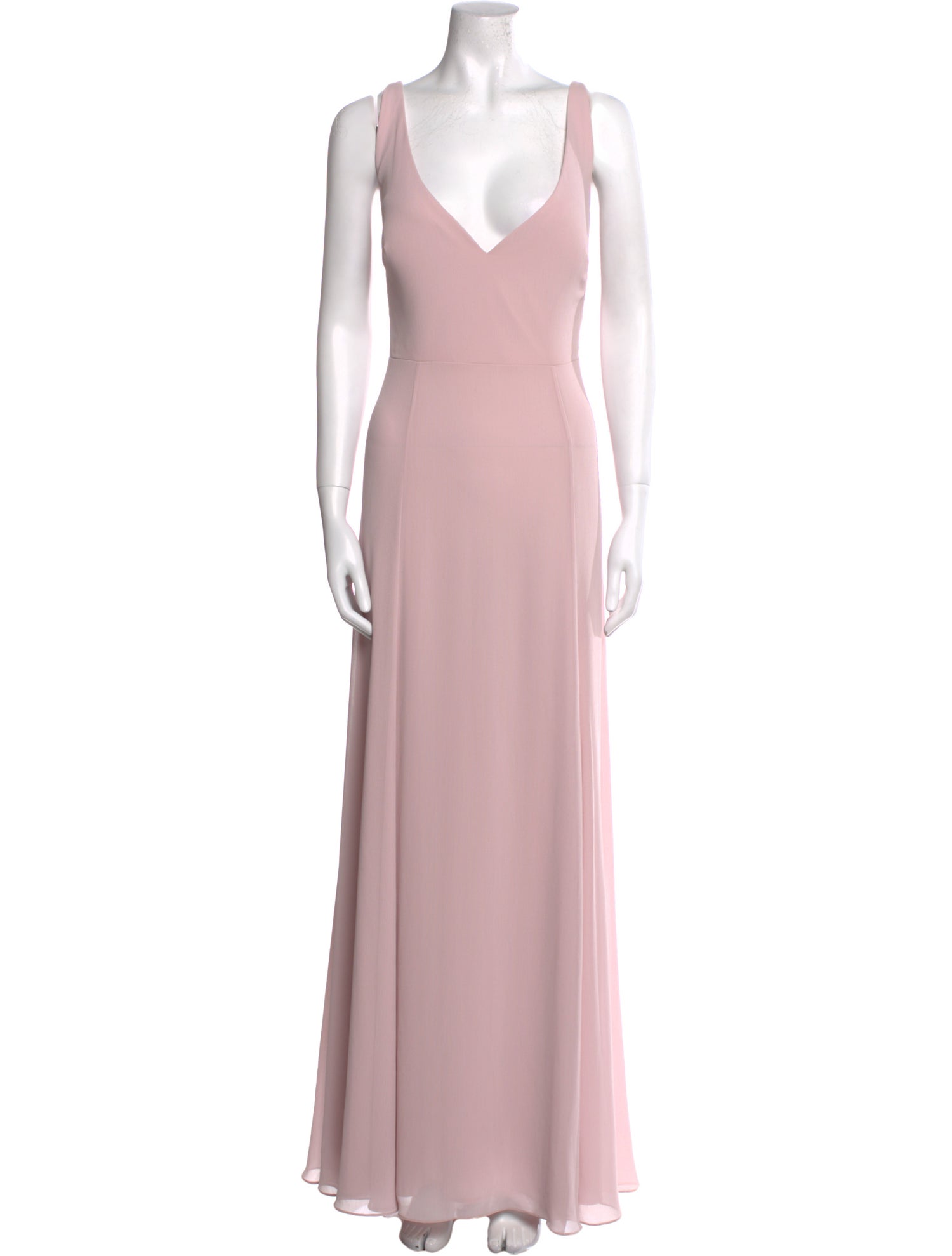 Watters V-Neck Long Dress