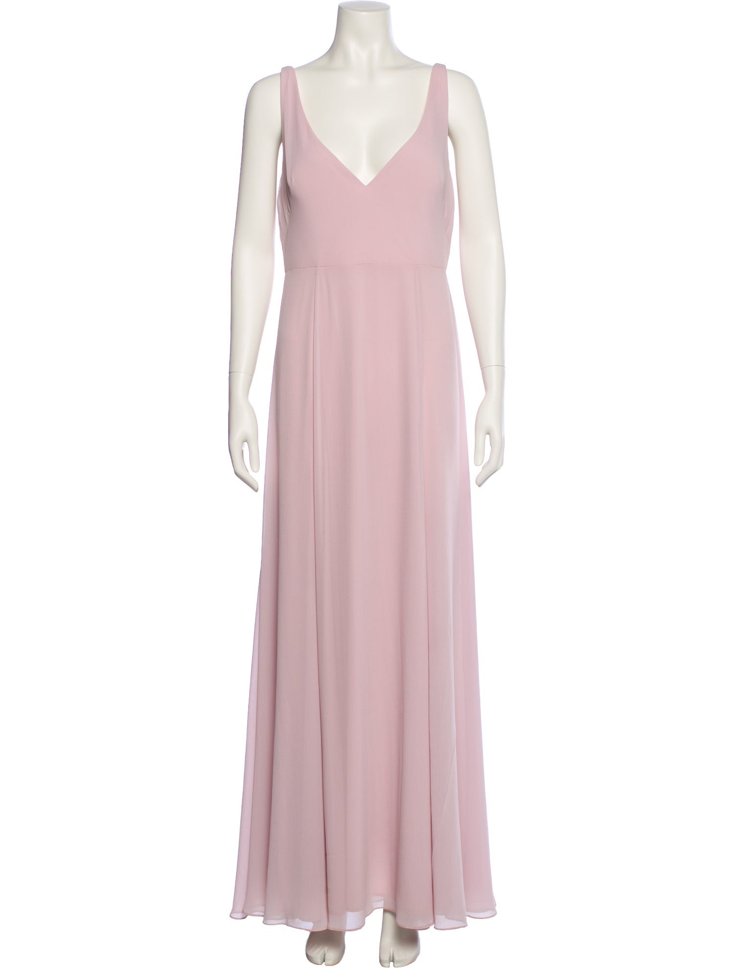 Watters V-Neck Long Dress