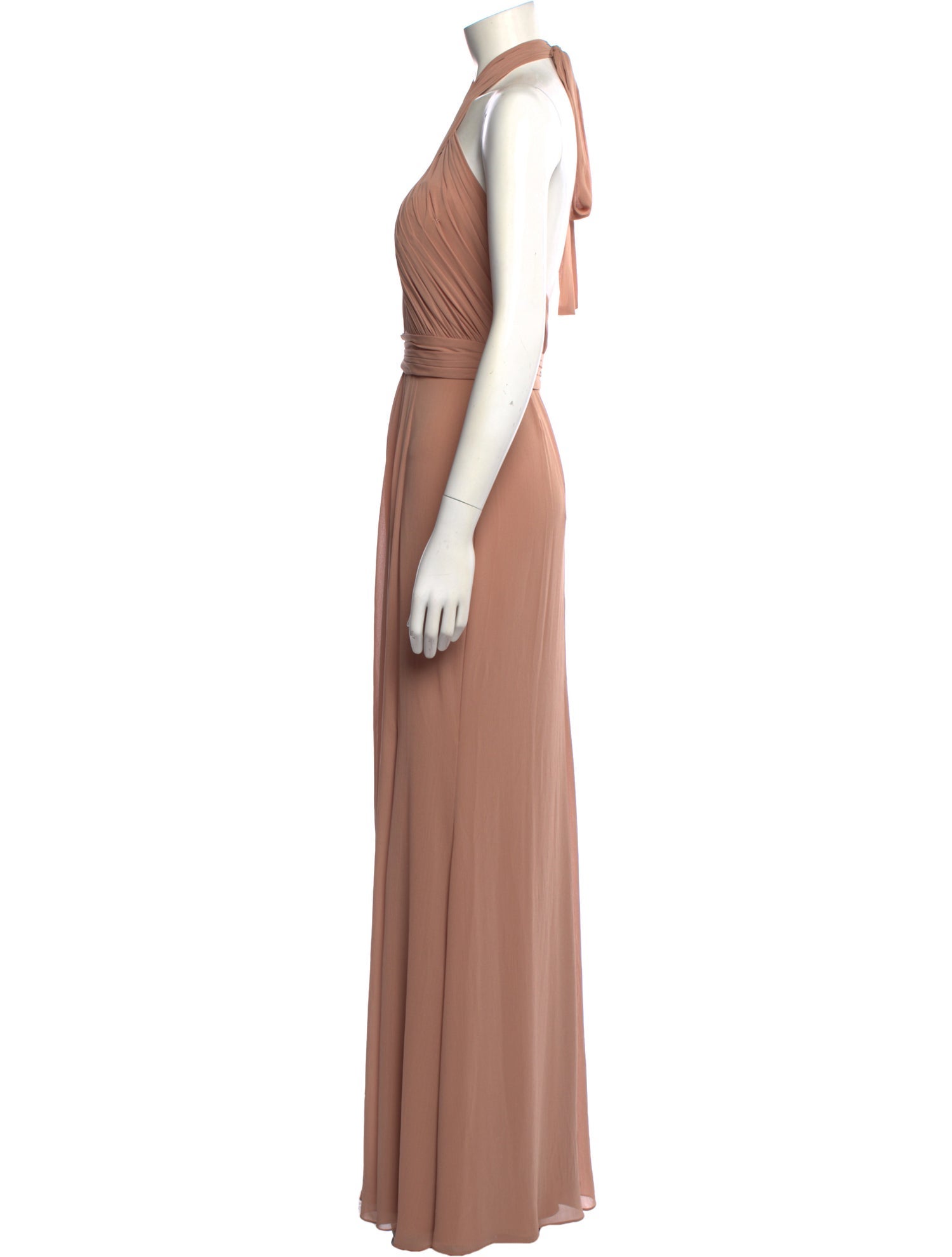 Watters Halterneck Long Dress