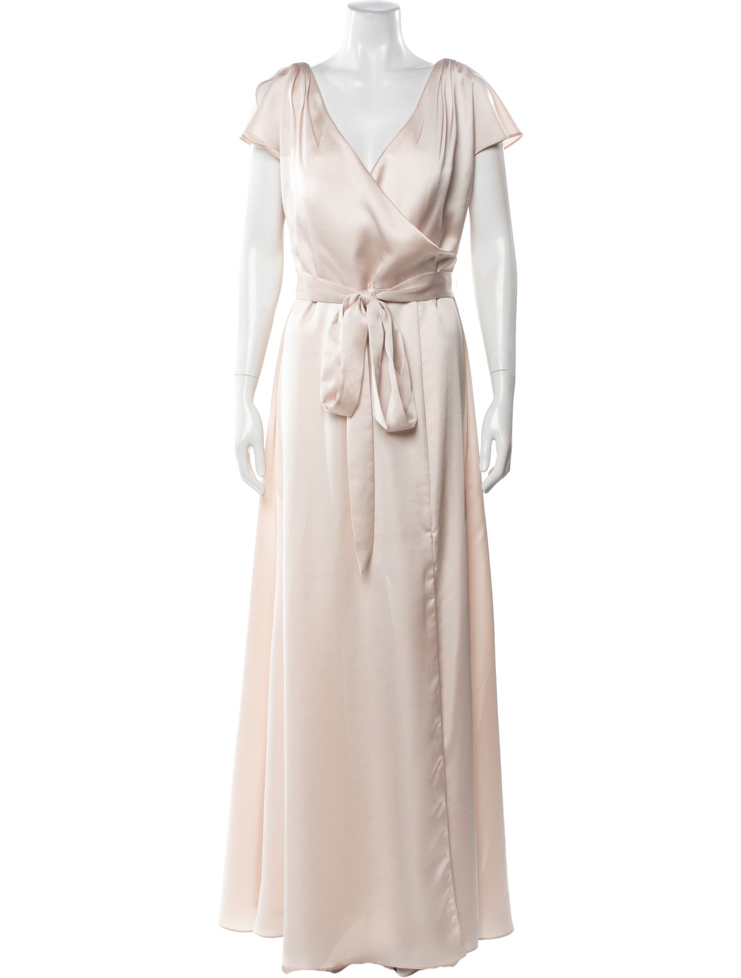 Watters V-Neck Long Dress