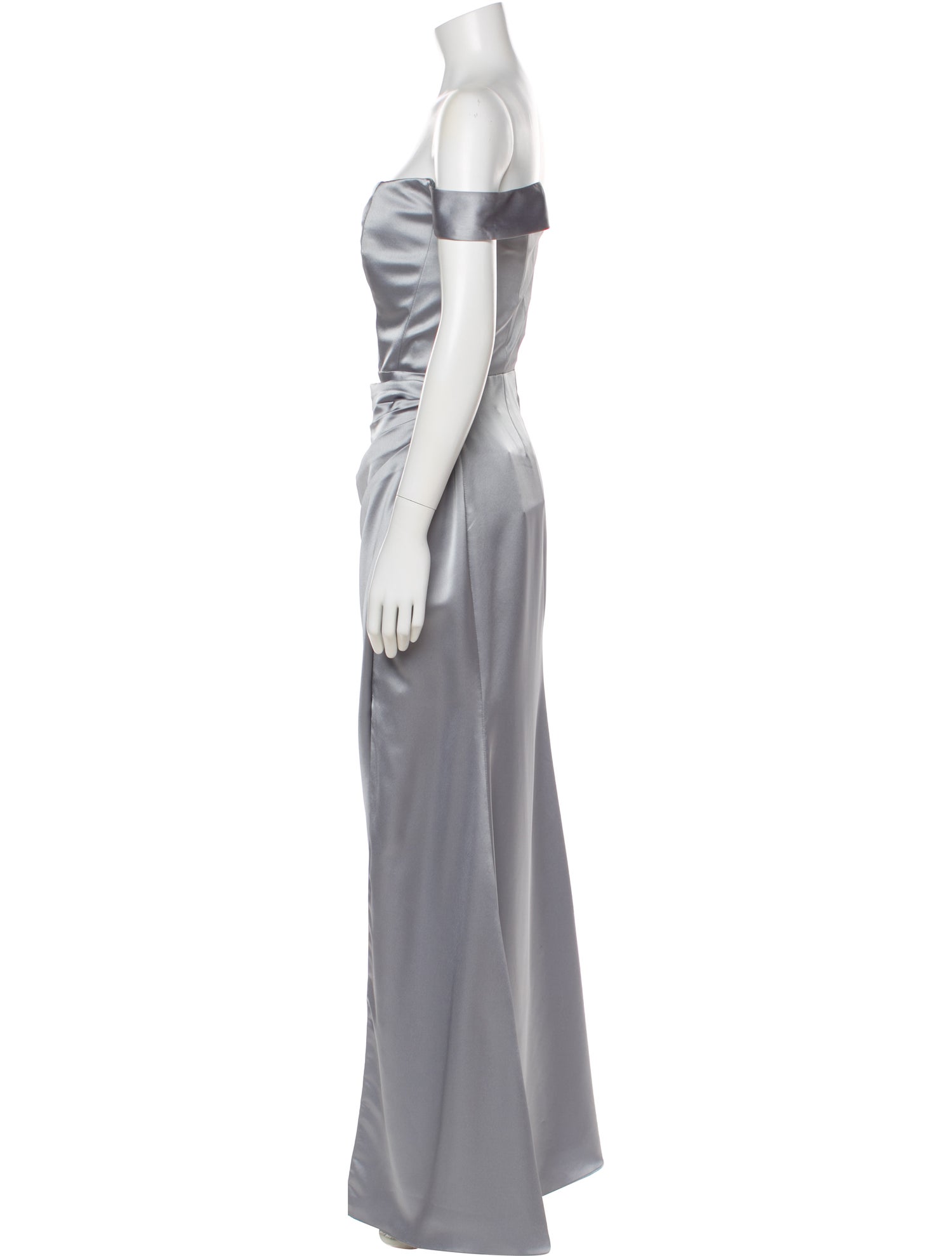 Watters Off-The-Shoulder Long Dress