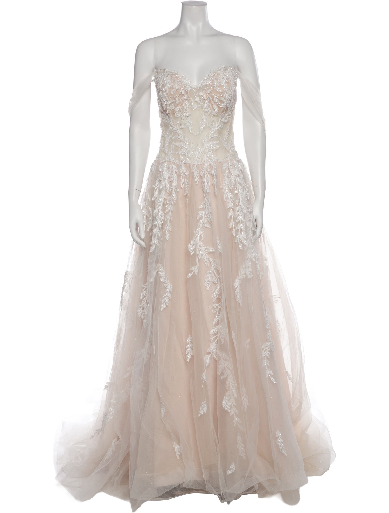 Watters Strapless Long Dress