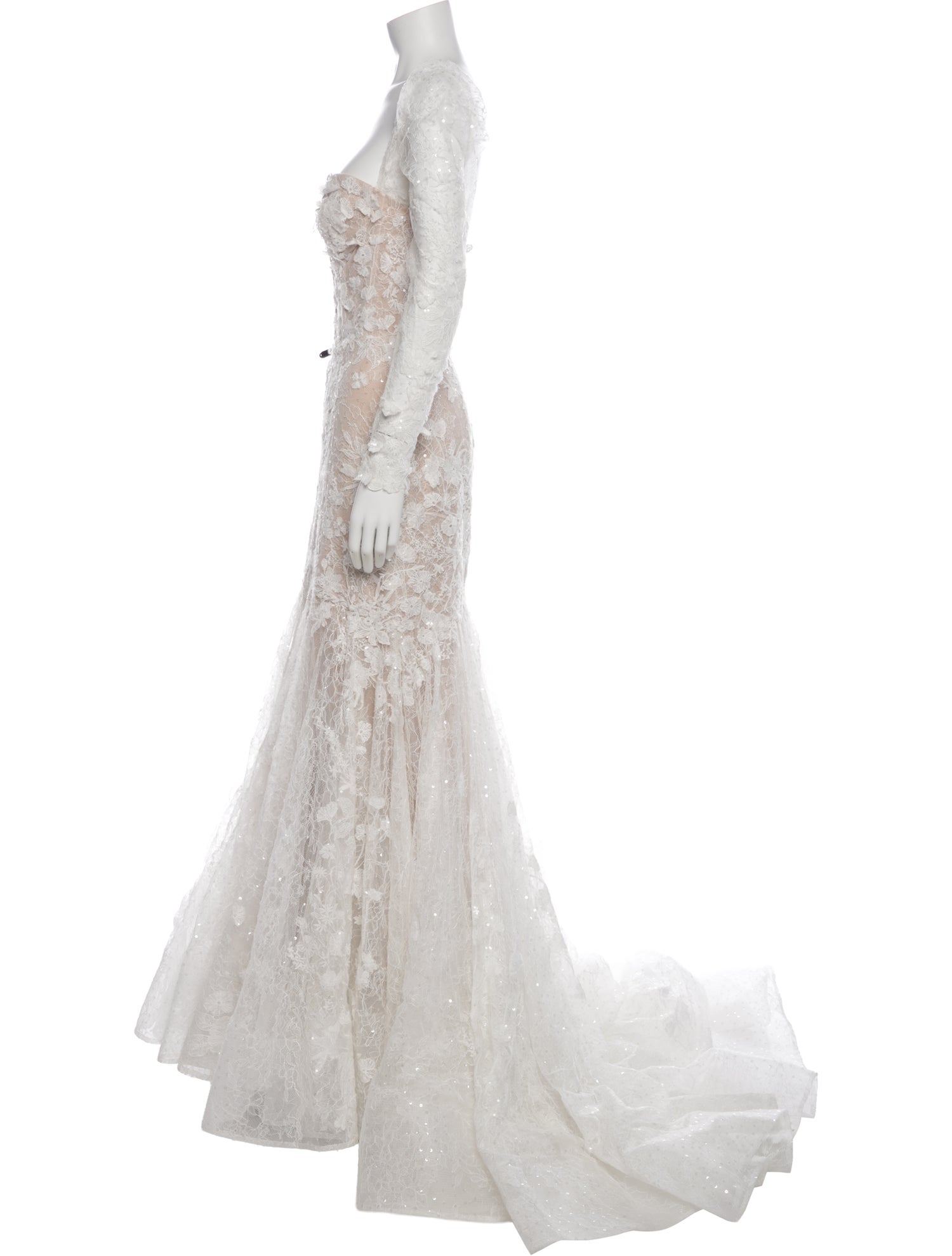 Watters Nylon Long Dress