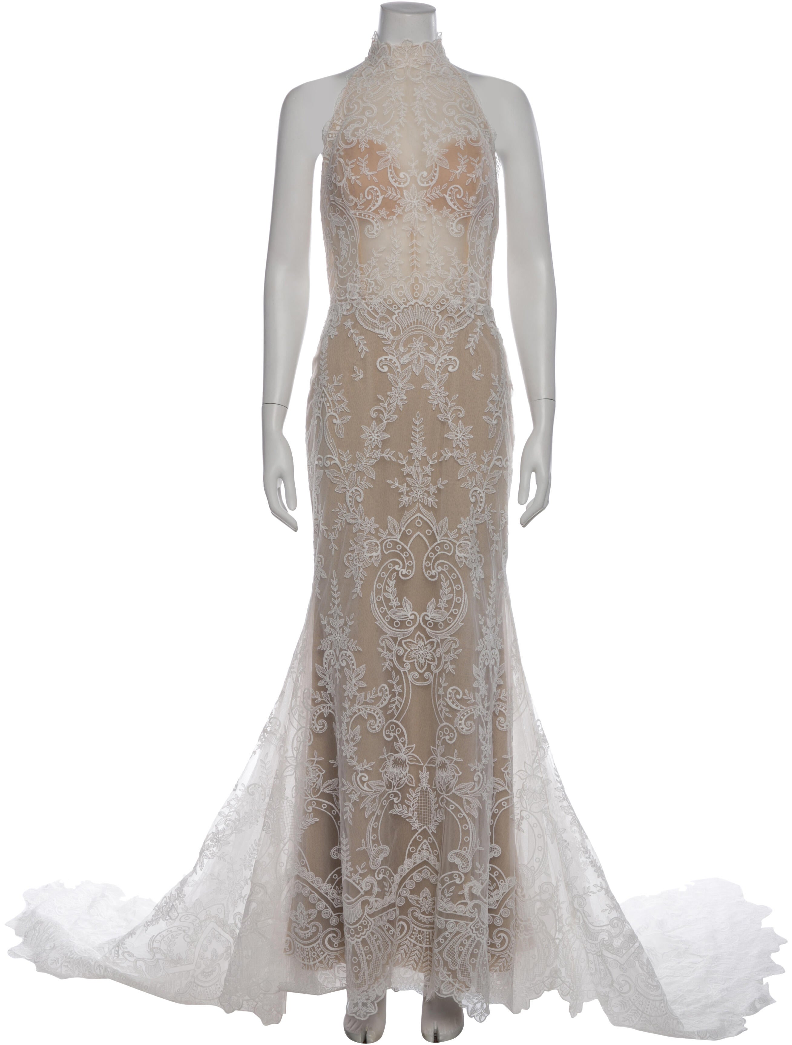 Watters Halterneck Long Dress