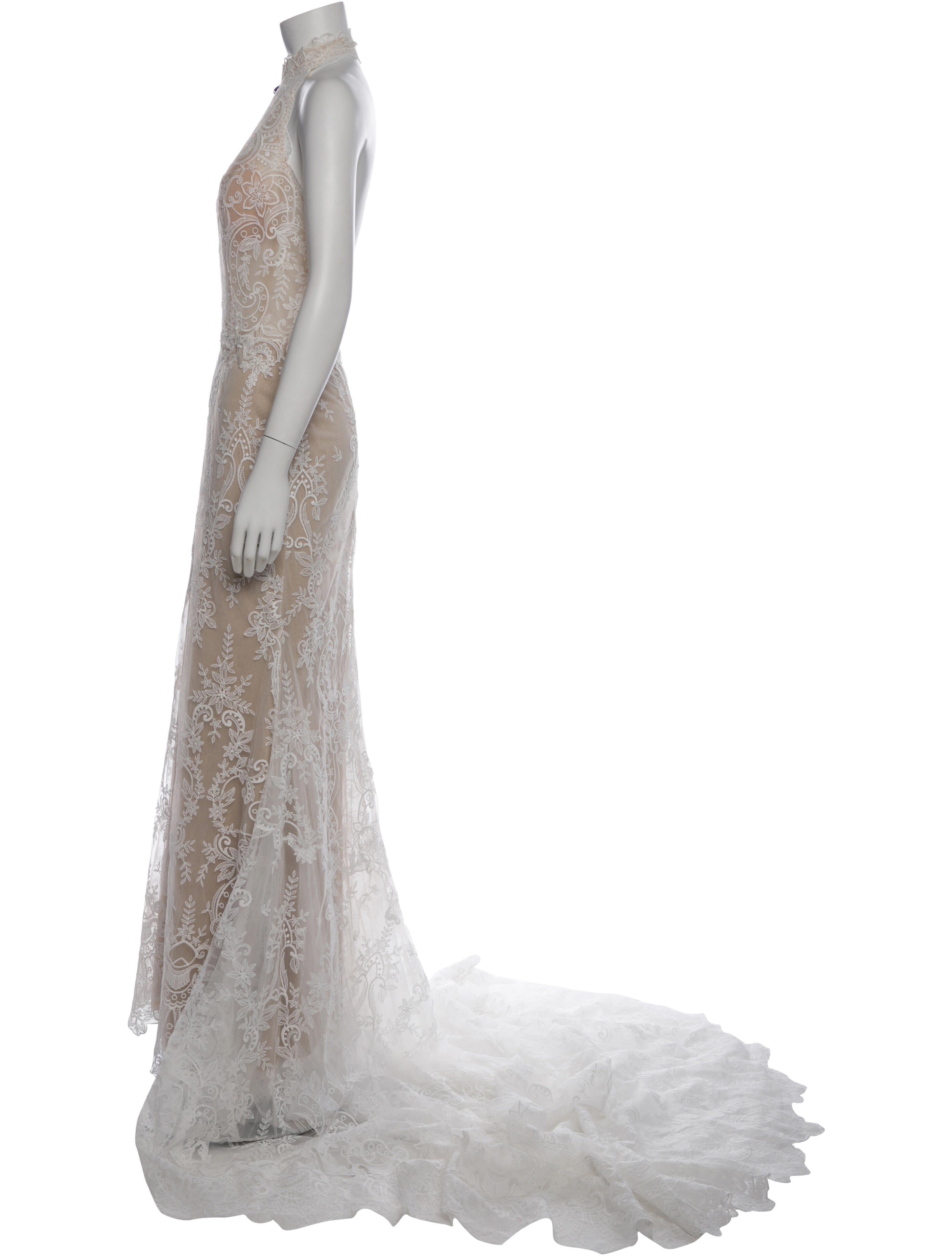 Watters Halterneck Long Dress