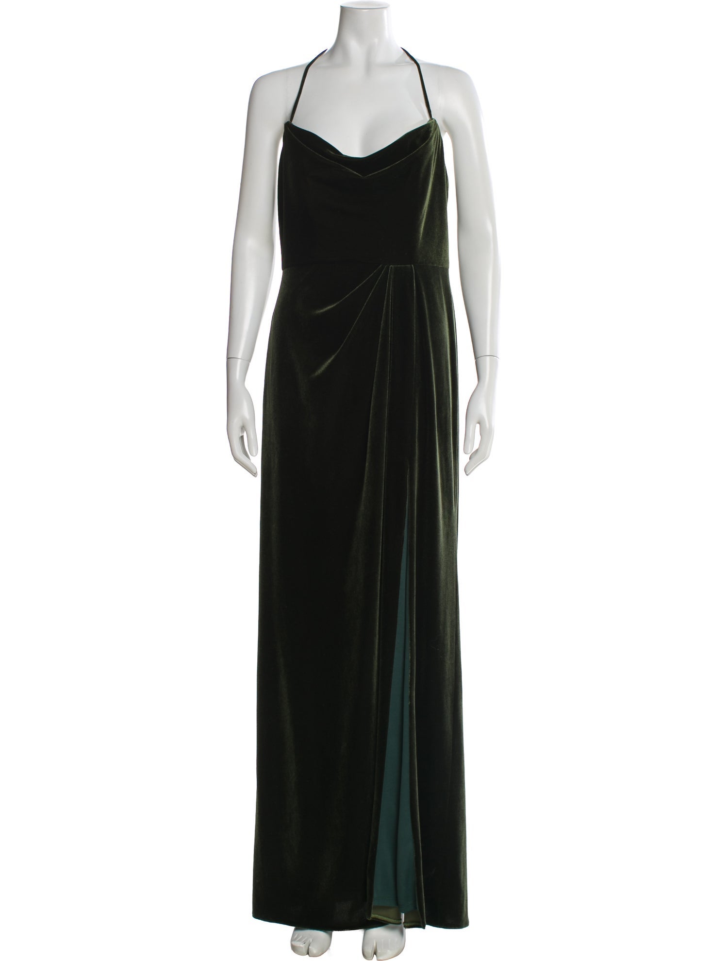 Watters Cowl Neck Long Dress