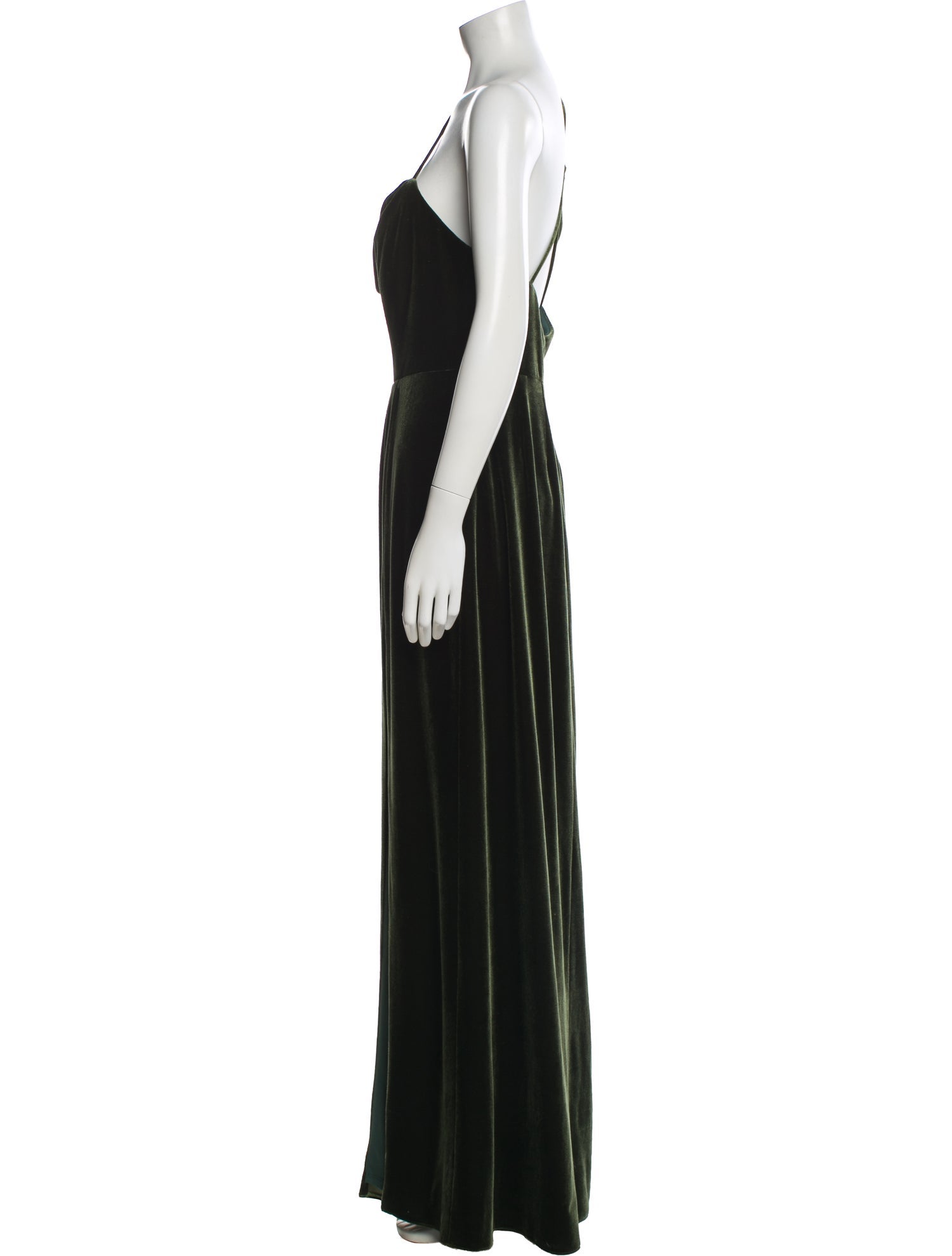 Watters Cowl Neck Long Dress