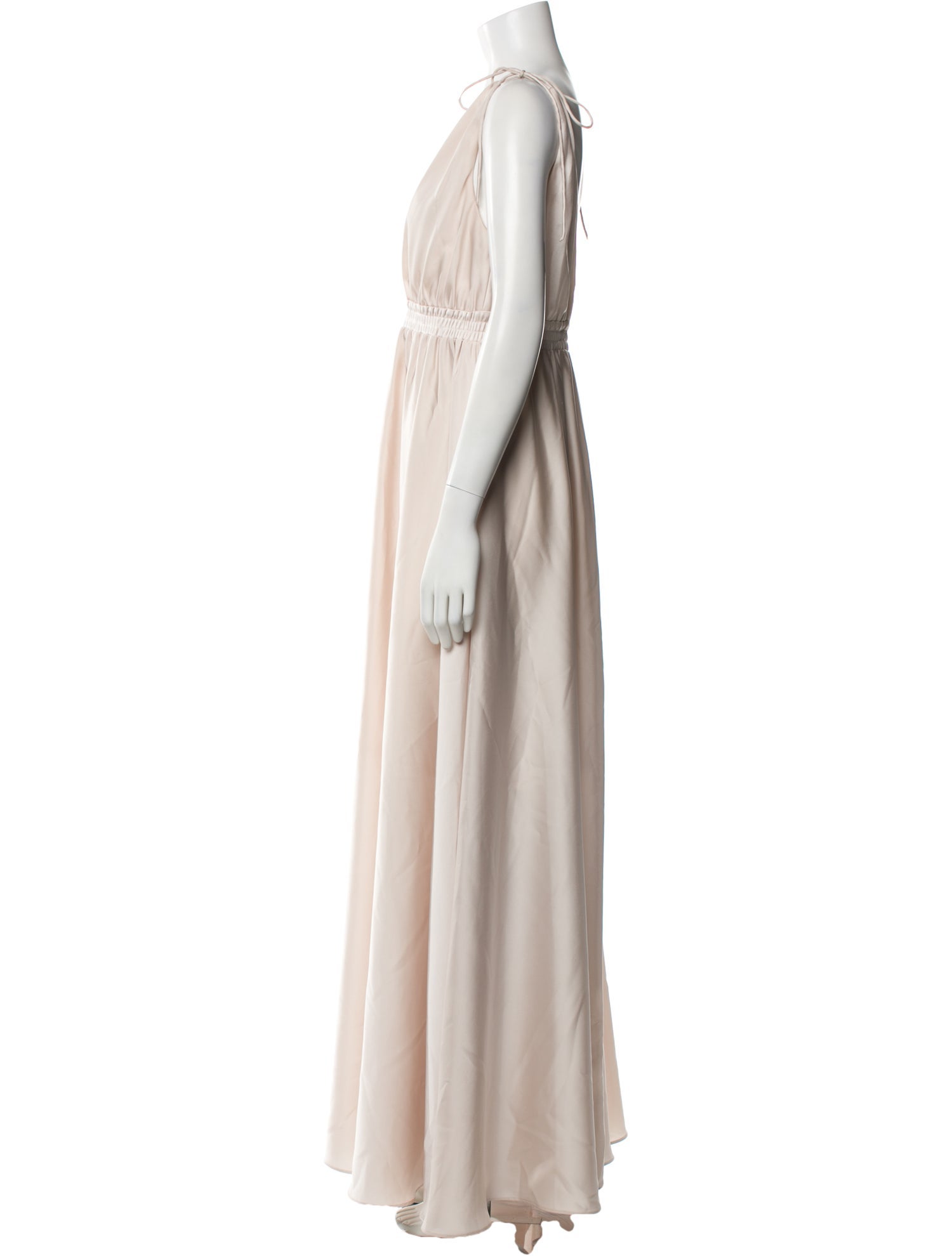 Watters V-Neck Long Dress