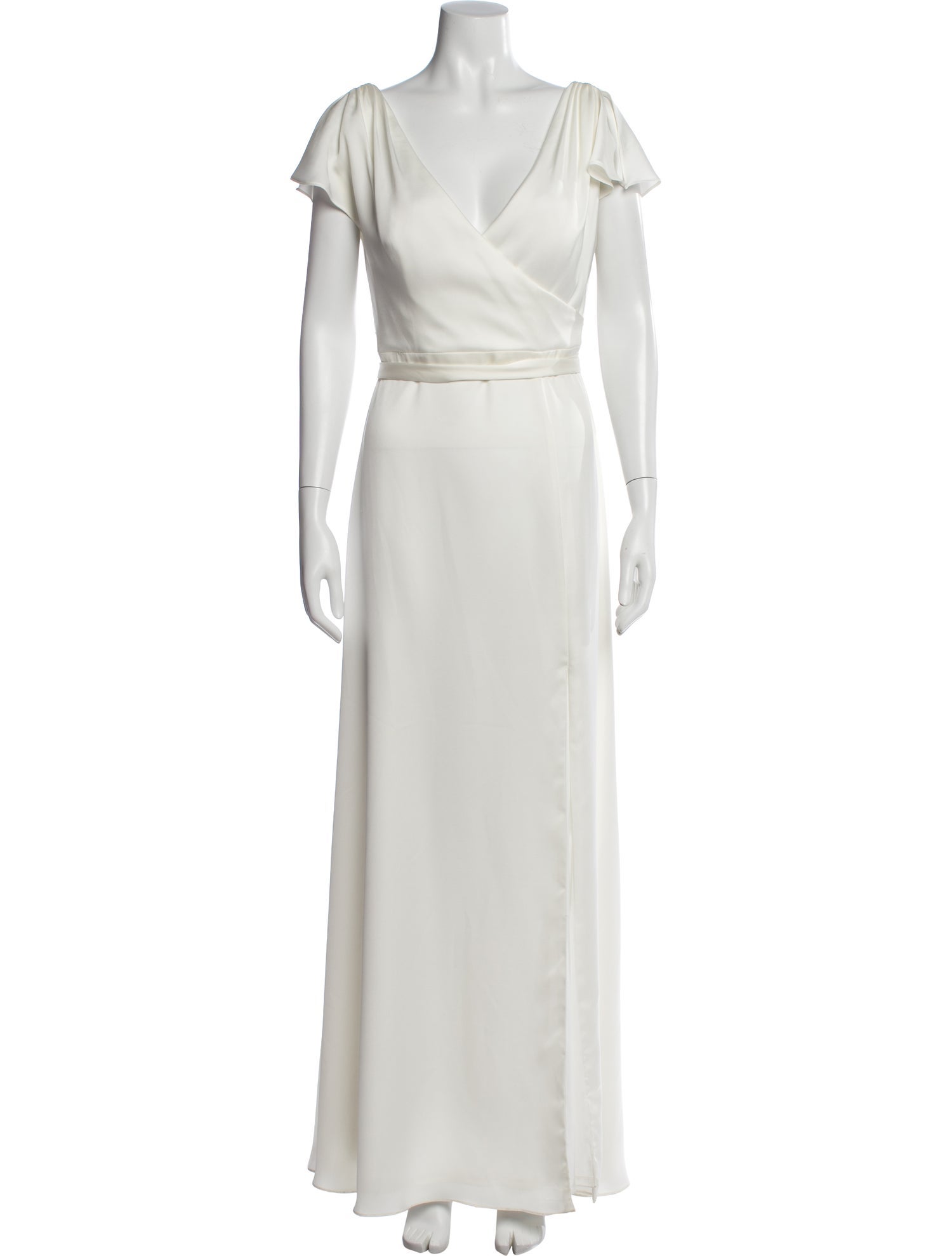 Watters V-Neck Long Dress