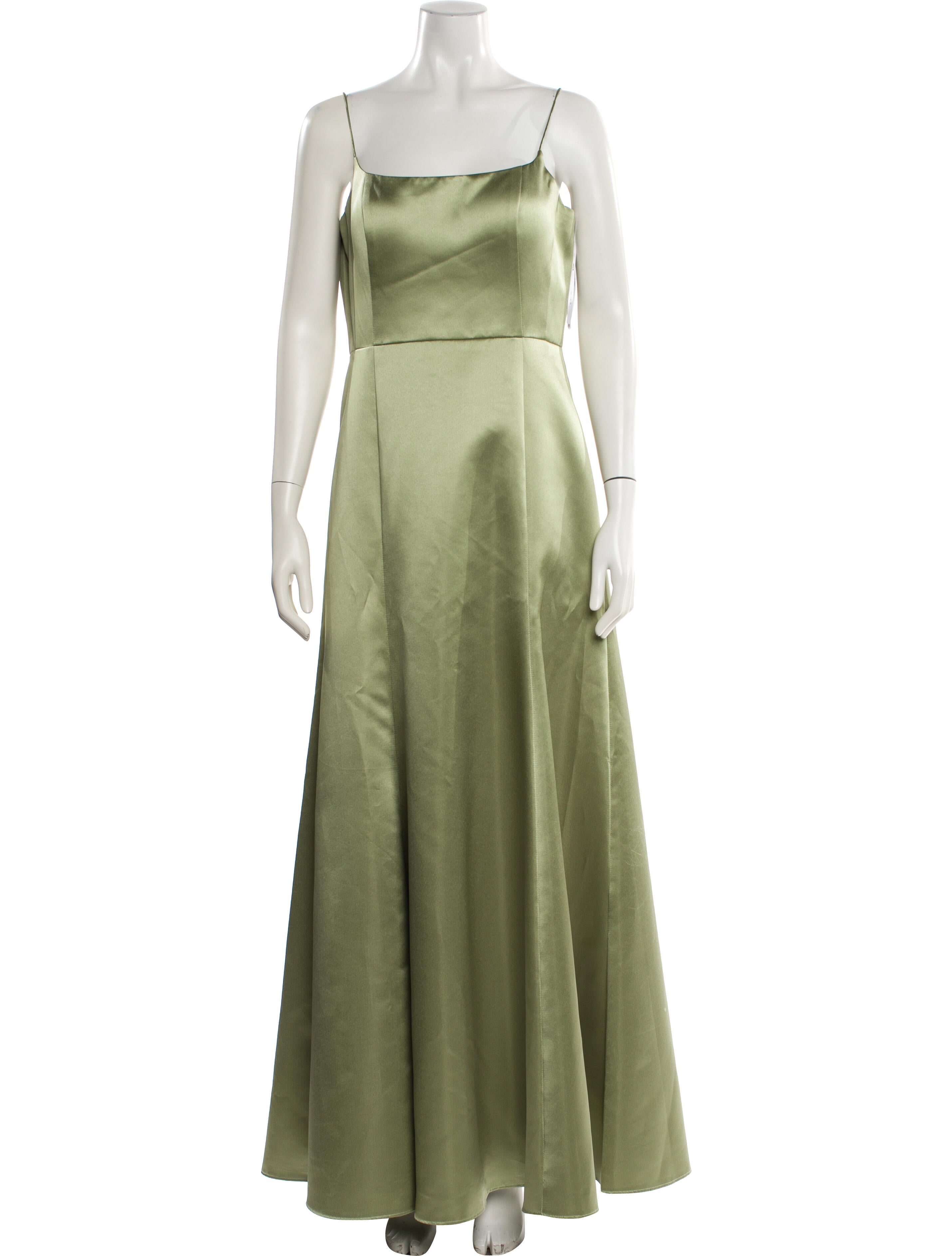 Watters Square Neckline Long Dress