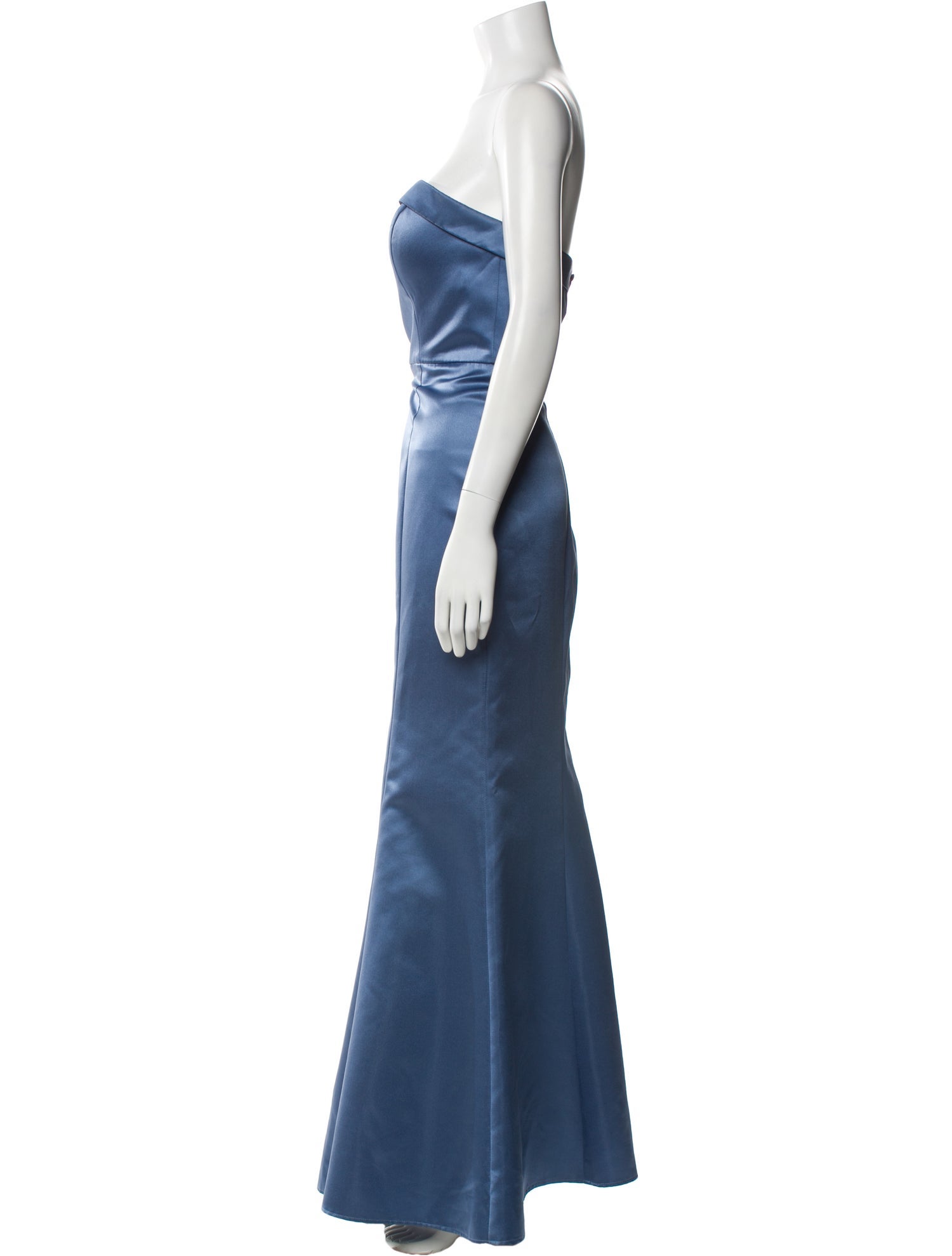 Watters Strapless Long Dress