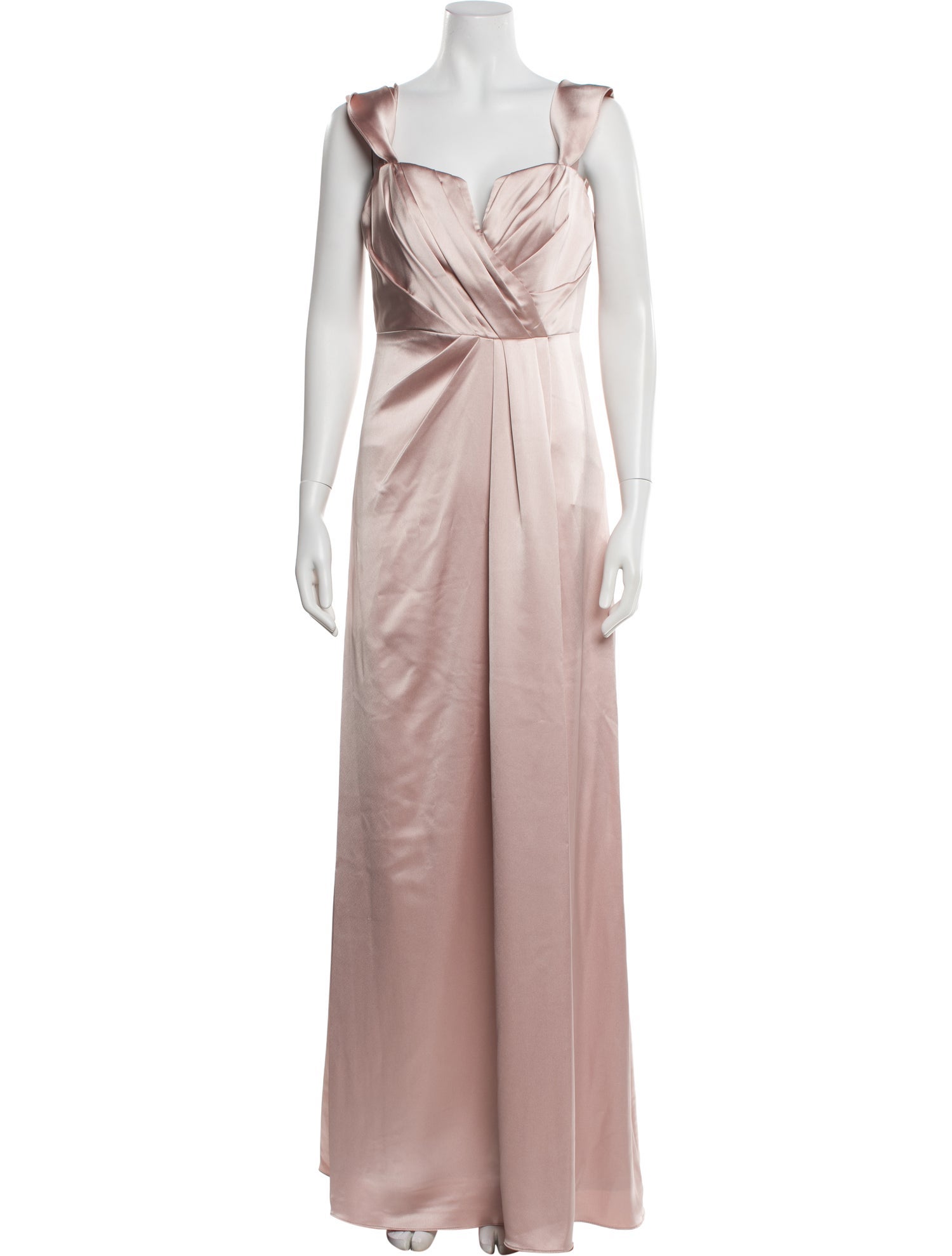 Watters Square Neckline Long Dress