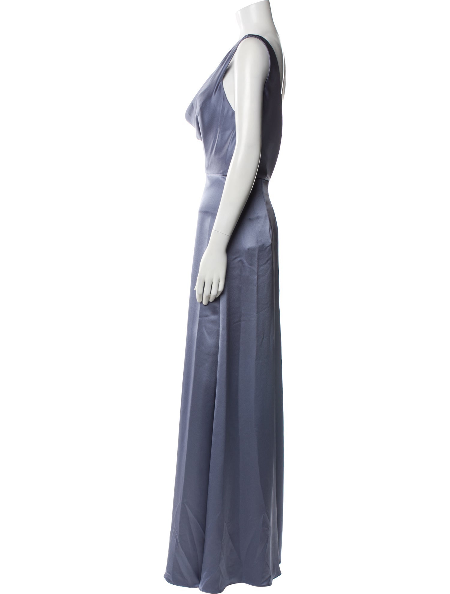Watters Cowl Neck Long Dress