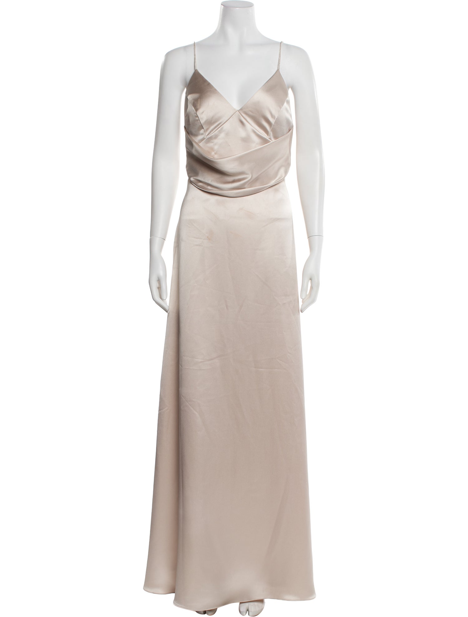 Watters Cowl Neck Long Dress