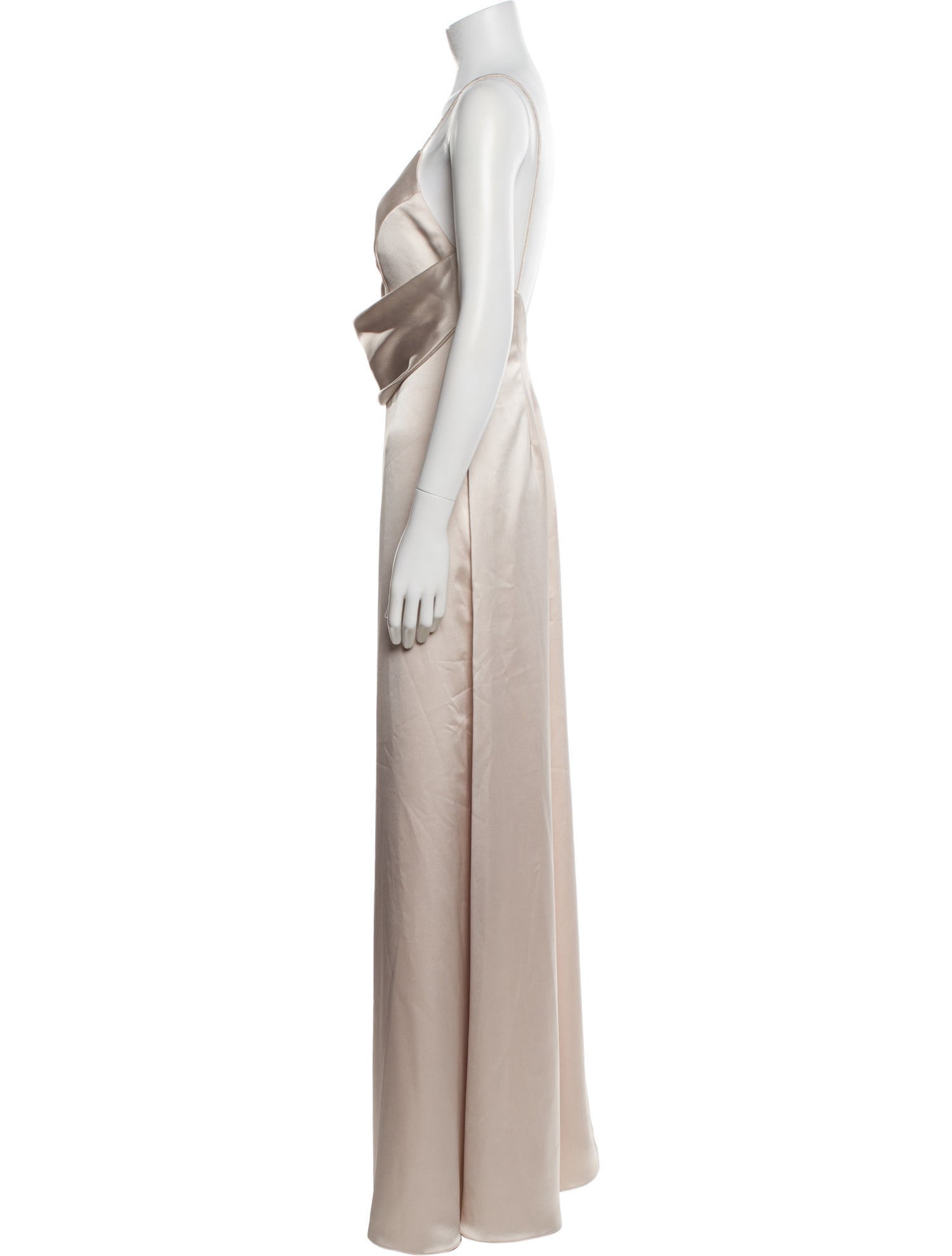 Watters Cowl Neck Long Dress