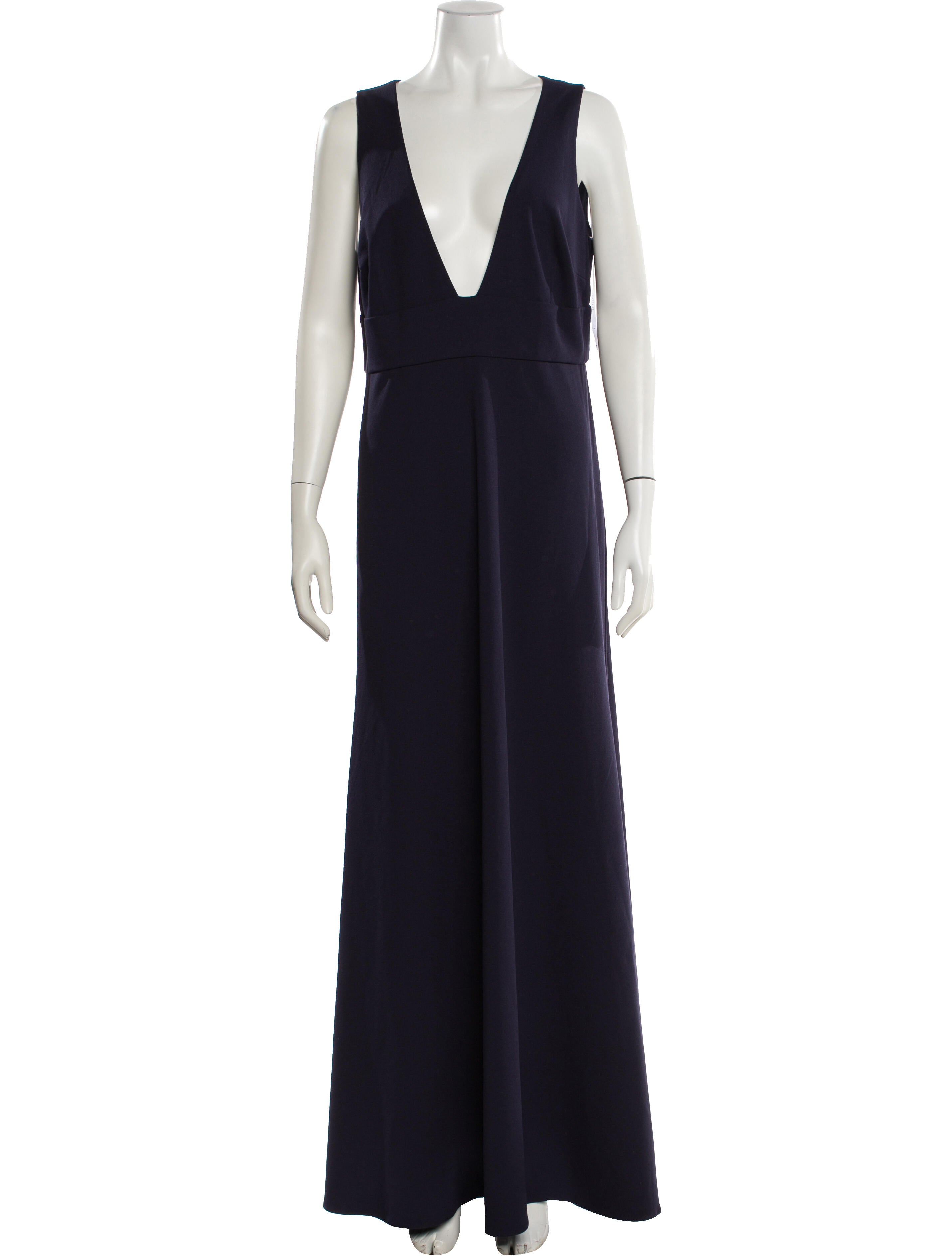 Watters V-Neck Long Dress