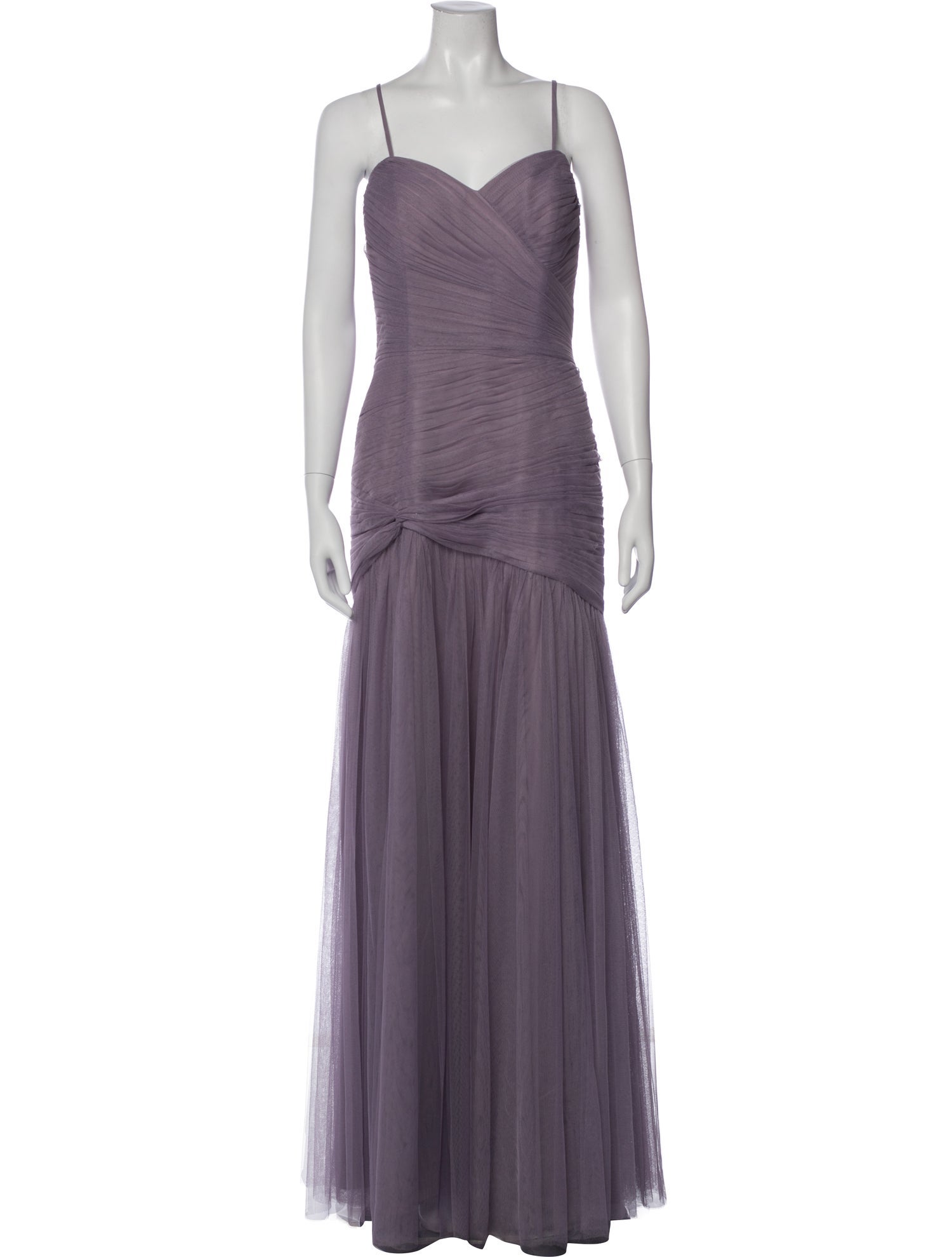 Watters V-Neck Long Dress