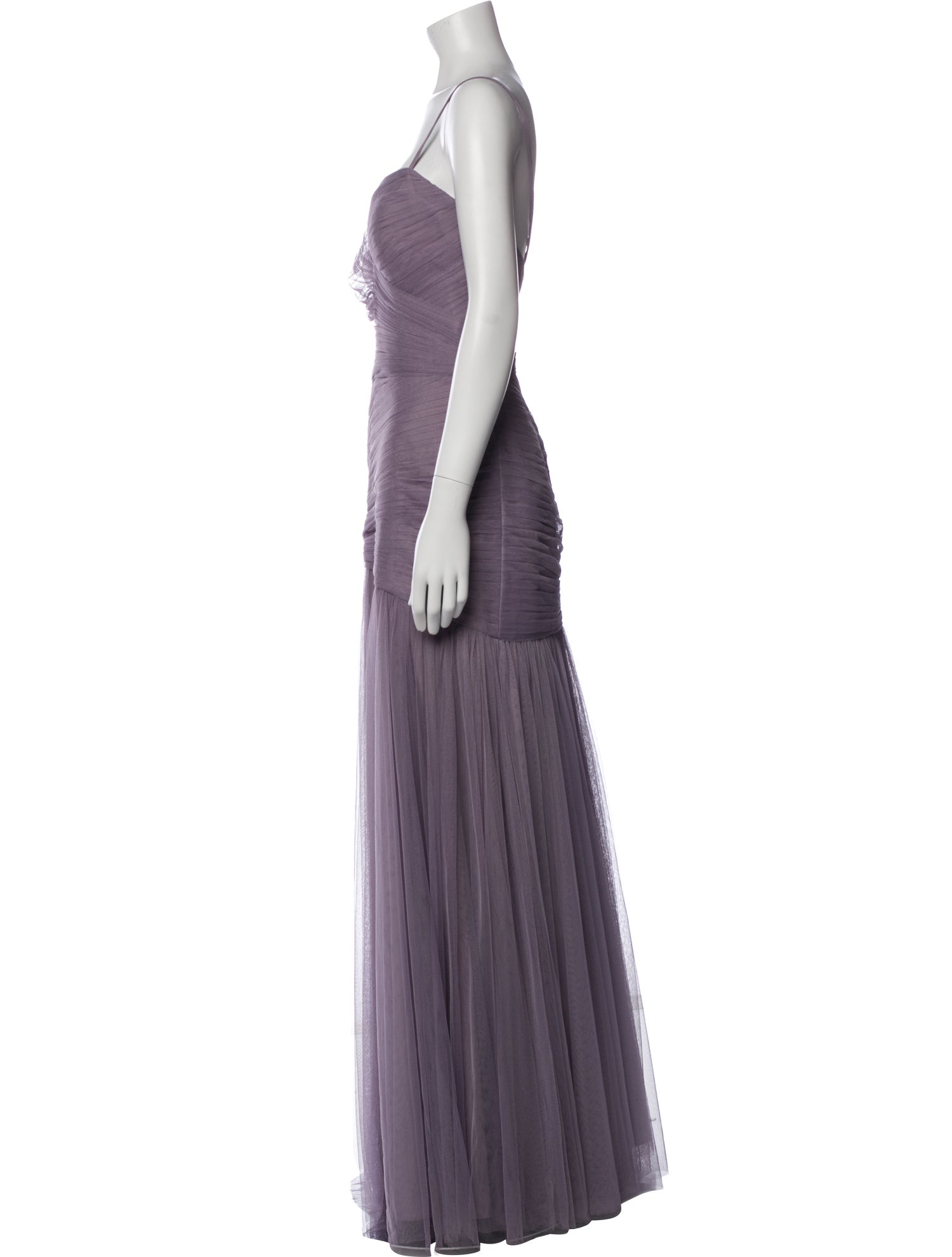 Watters V-Neck Long Dress