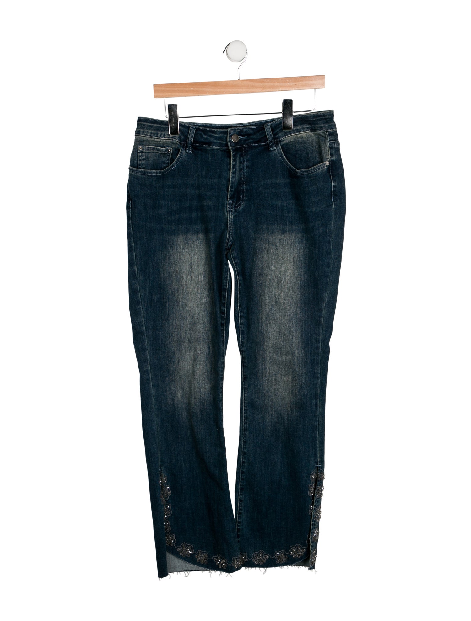 Isaac Mid Rise Wide Leg Cello Jeans (Medium)