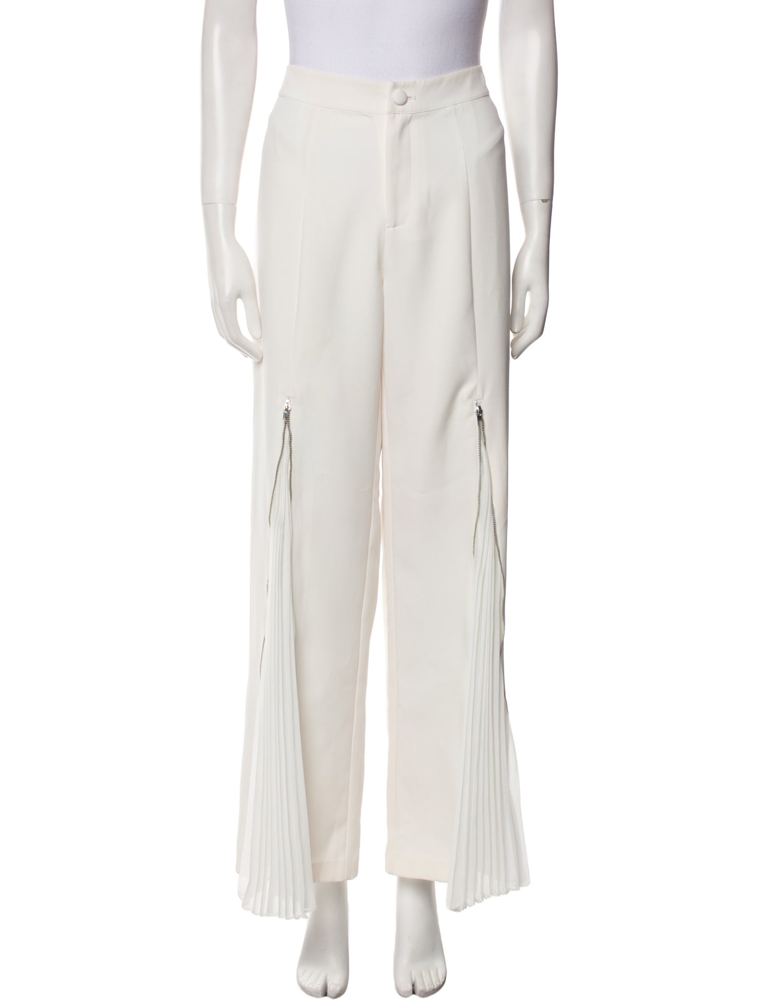 Azi Wide Leg Pants w/ Tags - White, 11