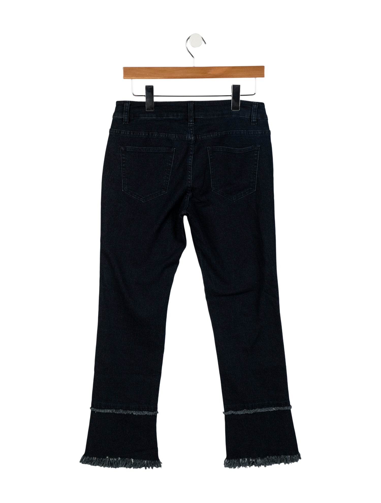 Azi Mid-Rise Straight Leg Jeans