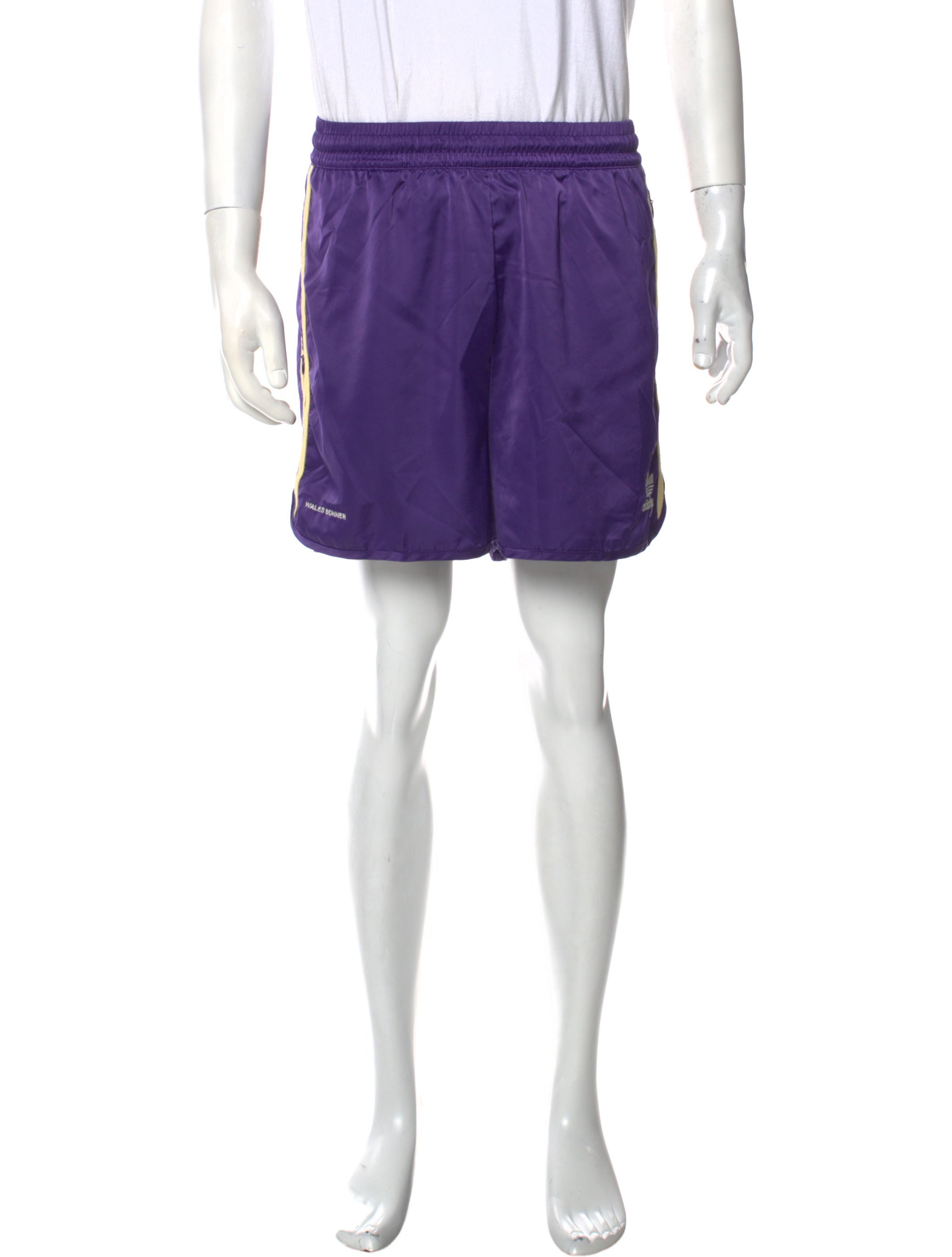 WALES BONNER｜SHORTS (WS24JE30 JE077 800) WALES BONNER-SELASSIE TRACK SHORTS-WS24JE30 JE07 0800 OLIVE