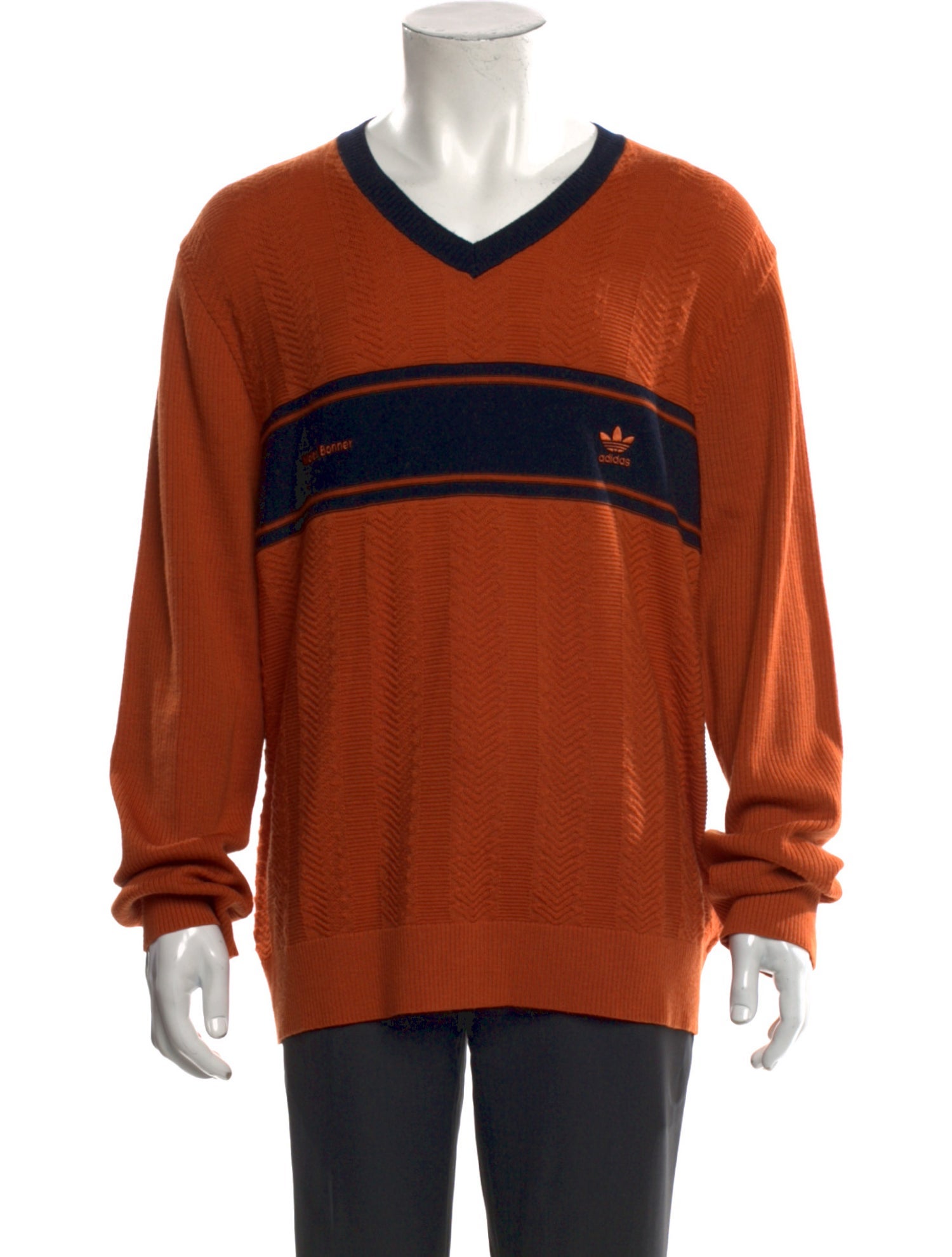 Wales Bonner x adidas Originals Wool Striped Pullover